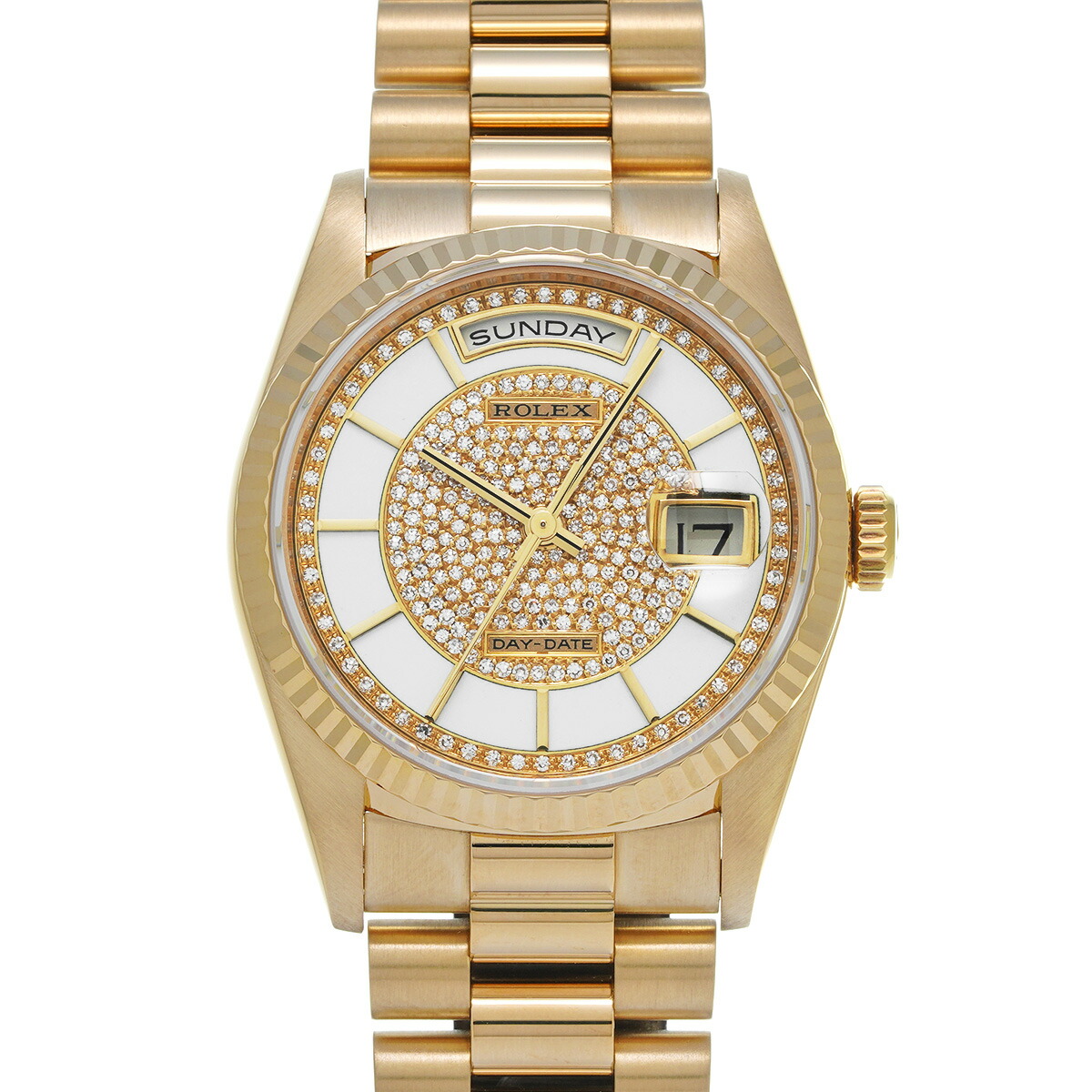 hiro様ROLEX 時計ダイヤル ゴールド 文字盤 ジェムライン