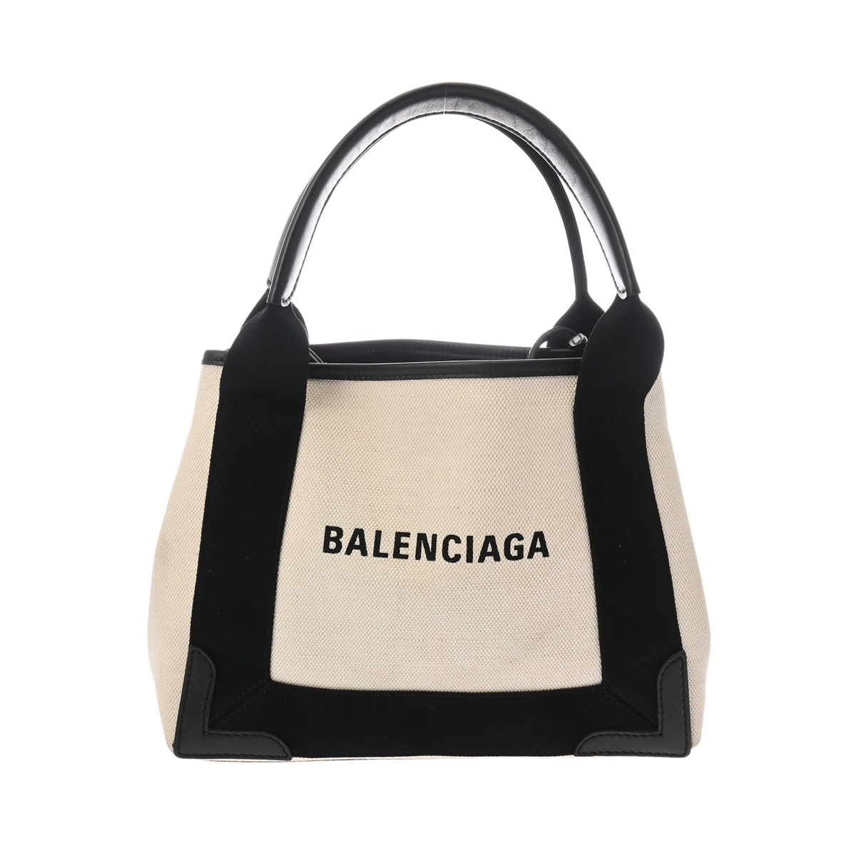 楽天市場】BALENCIAGA バレンシアガ ネイビーカバス M グレー
