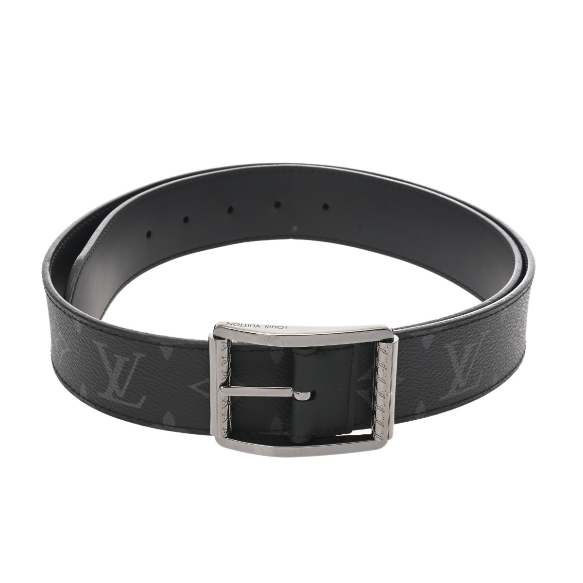 ルイヴィトン モノグラム サンチュール エクリプス LVロゴ　85サイズ　ベルト LOUIS VUITTON（ルイ・ヴィトン） ベルト モノグラム エクリプス