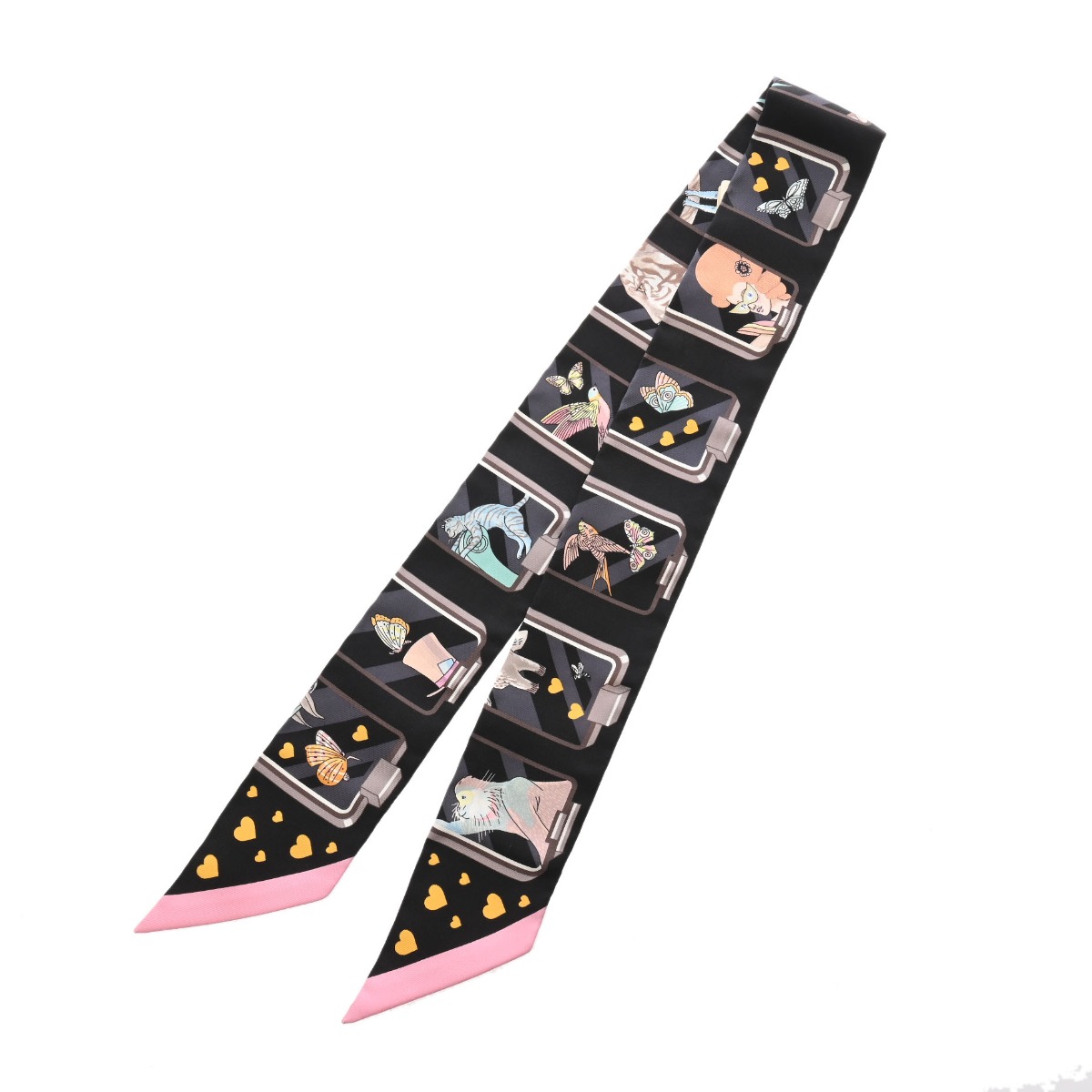 楽天市場】エルメス HERMES ツイリー IN THE POCKET ブラック