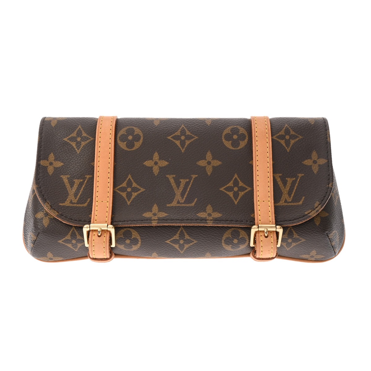 【～6/11 最大限度5万円クーポン券】ルイ ヴィトン LOUIS VUITTON モノグラム ポシェットマレル 赤銅色 M51159 モノグラム帆布 レディース ショルダーバッグ ヴィトンバッグ うしろ側 ブランド名 【貸し付け金48回払い無利子】【中古】
