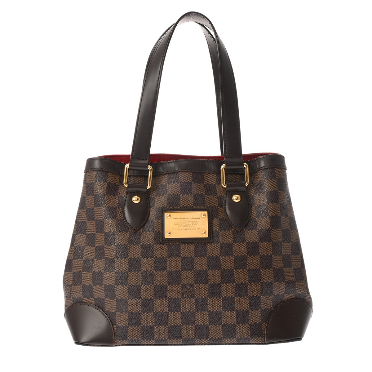 ルイ ヴィトン LOUIS VUITTON ダミエ ハムステッド PM エベヌ N51205 ダミエキャンバス レディース トートバッグ ヴィトンバッグ バック ブランド 【ローン48回払い無金利】【中古】