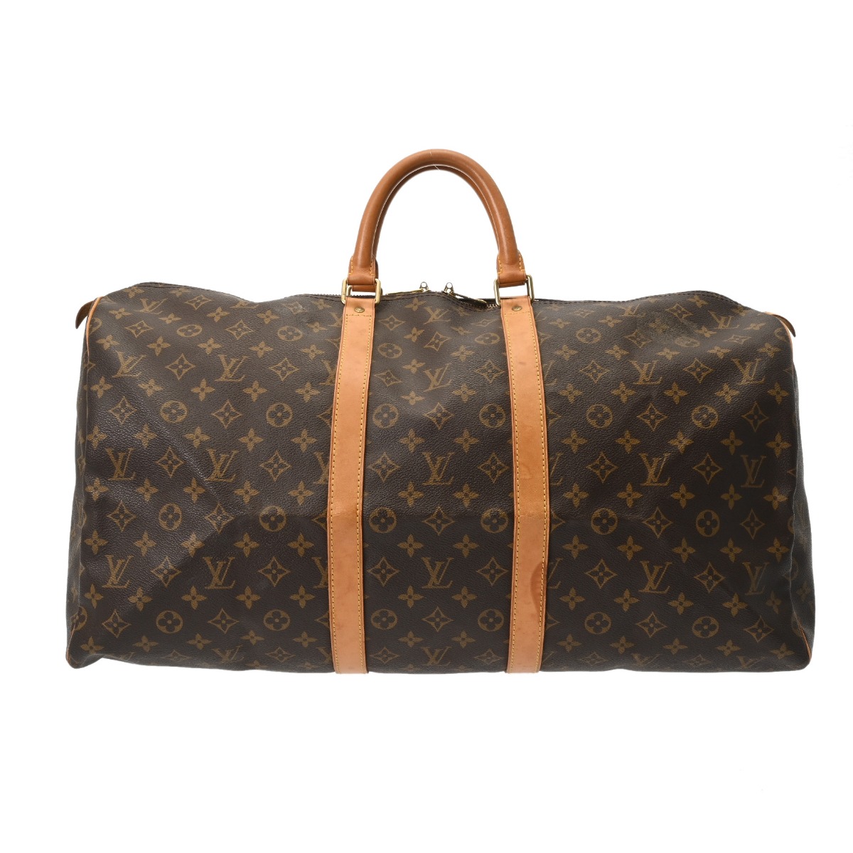ルイ ヴィトン LOUIS VUITTON モノグラム キーポル 55 ブラウン M41424 モノグラムキャンバス ユニセックス ボストンバッグ ヴィトンバッグ バック ブランド 【ローン48回払い無金利】【中古】