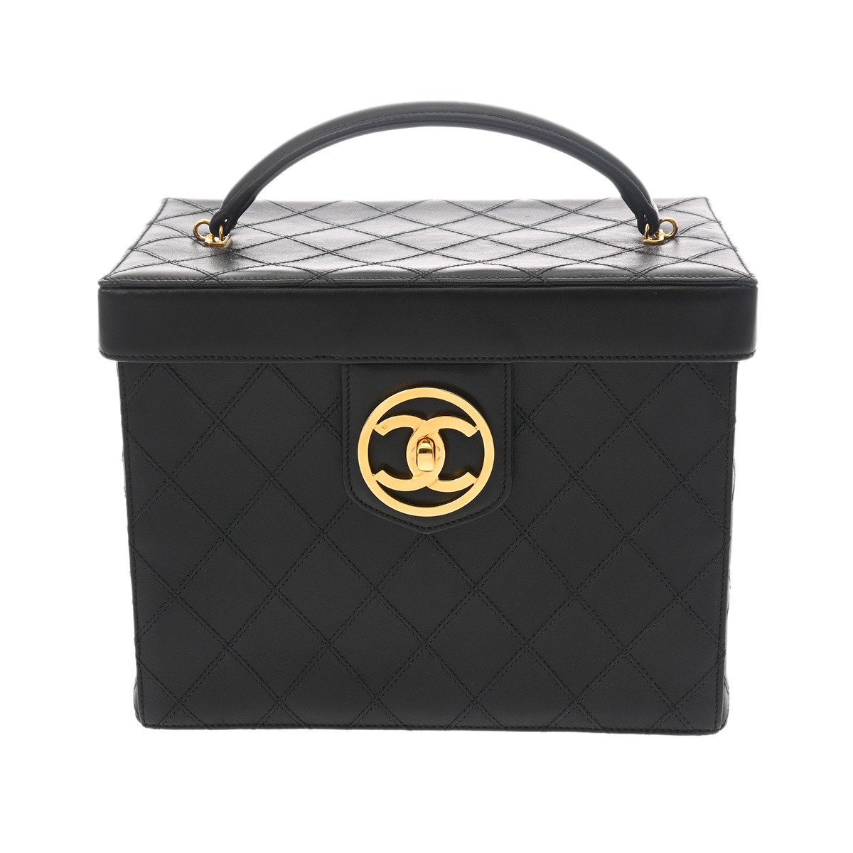 シャネル CHANEL ビコローレ 2WAY バニティバッグ ブラック A01620 カーフスキン レディース バニティバッグ chanel シャネル バッグ バック ブランド 【ローン48回払い無金利】【中古】
