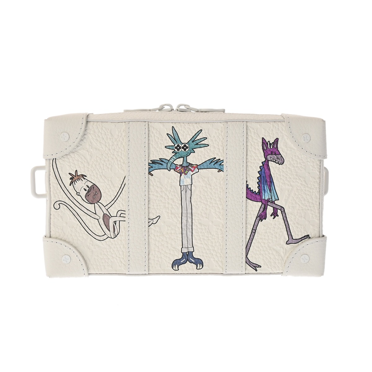 ルイ ヴィトン LOUIS VUITTON ソフトトランク LVフレンド ホワイト M80146 トリヨンレザー ユニセックス ショルダーバッグ ヴィトンバッグ バック ブランド 【ローン48回払い無金利】【中古】