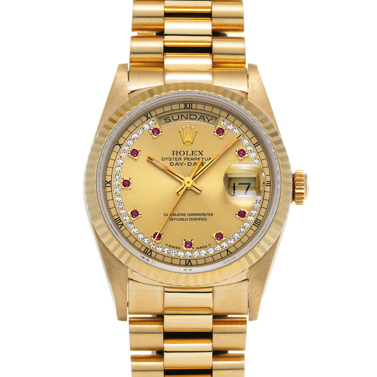 楽天市場】ロレックス ROLEX デイデイト トリドール 18239BIC L