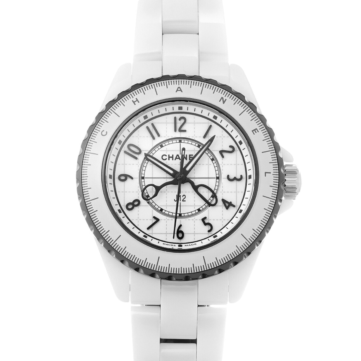 シャネル CHANEL J12 クチュール 33MM H9763 ホワイト レディース 腕時計 シャネル 時計 高級腕時計 ブランド 【ローン48回払い無金利】【中古】