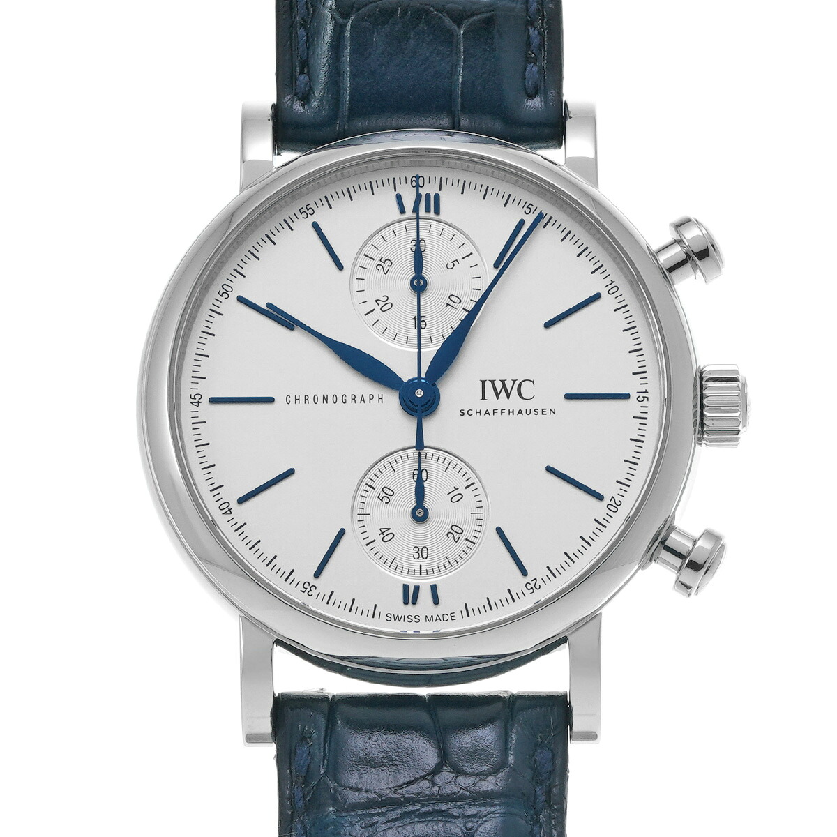 IWC ポートフィノ クロノグラフ 39 IW391407 ホワイト メンズ 腕時計 IWC 時計 高級腕時計 ブランド 【ローン48回払い無金利】【中古】
