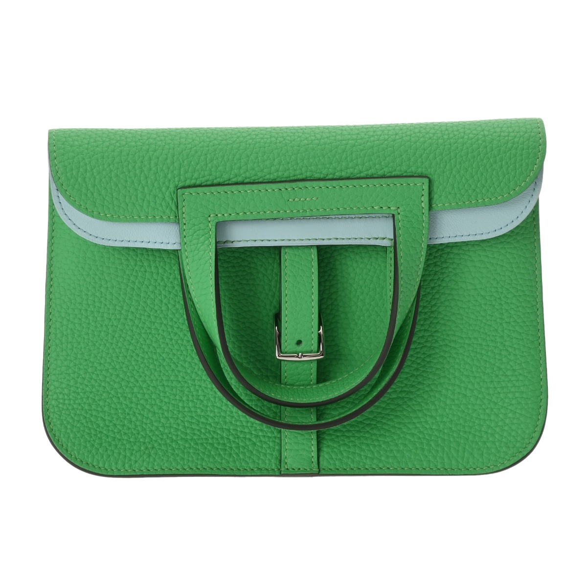 エルメス HERMES アルザン 25 ヴェルソ ヴェールコミック/ブルーゼフィール トリヨンクレマンス レディース ハンドバッグ エルメス バッグ バック ブランド 【ローン48回払い無金利】【中古】