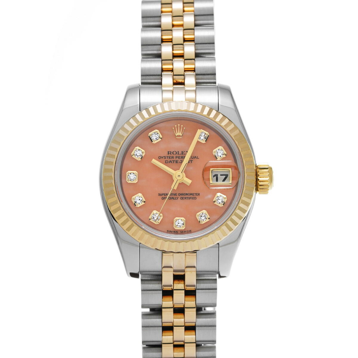 ROLEX ロレックス デイトジャスト ブレス 4コマ SS 【新品仕上げ済】 ROLEX ロレックス コマ ジュビリー レディース コンビ
