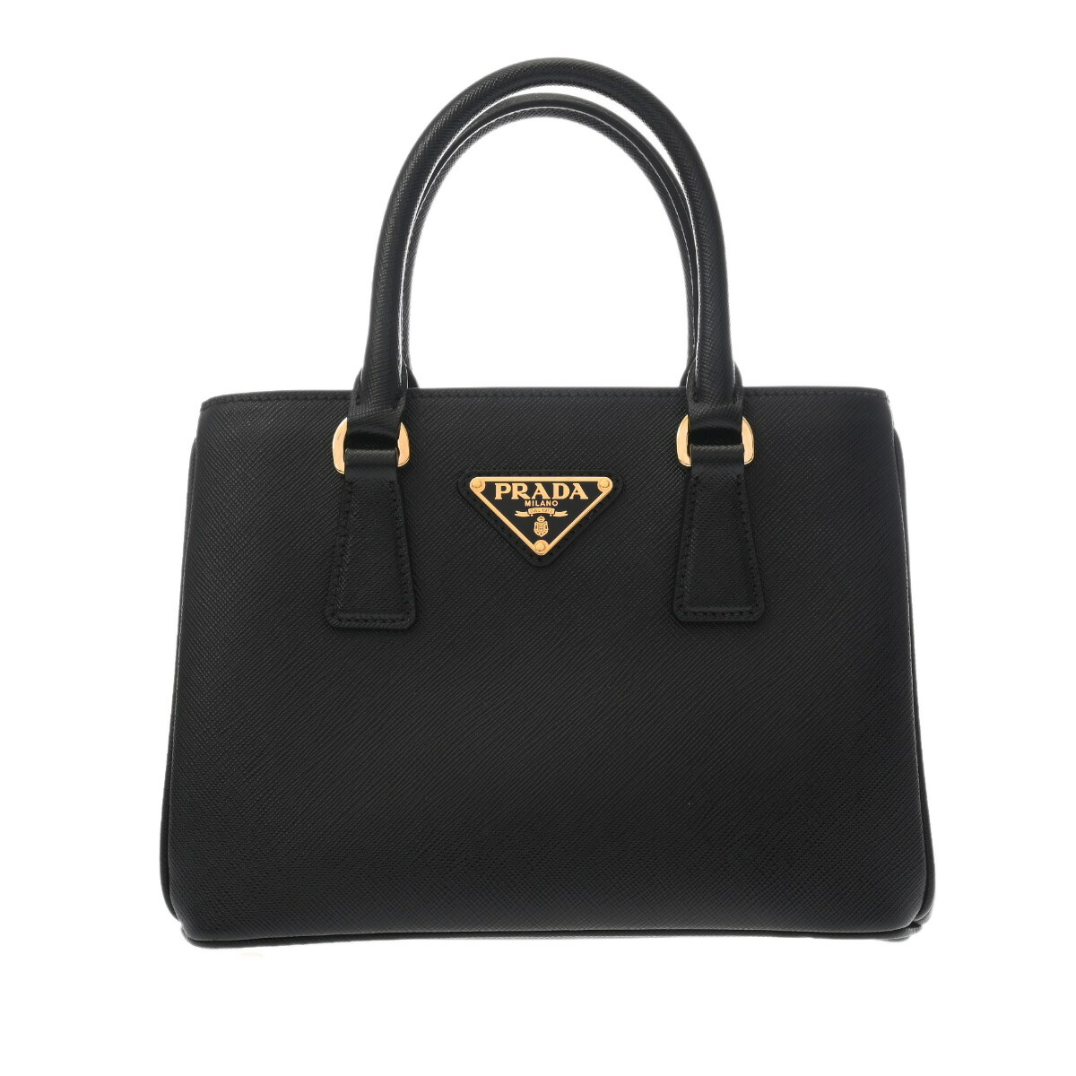 Prada（プラダ）B2863N ブラック エナメル ガレリア ハンドバッグ Prada（プラダ）B2863N ブラック エナメル ガレリア