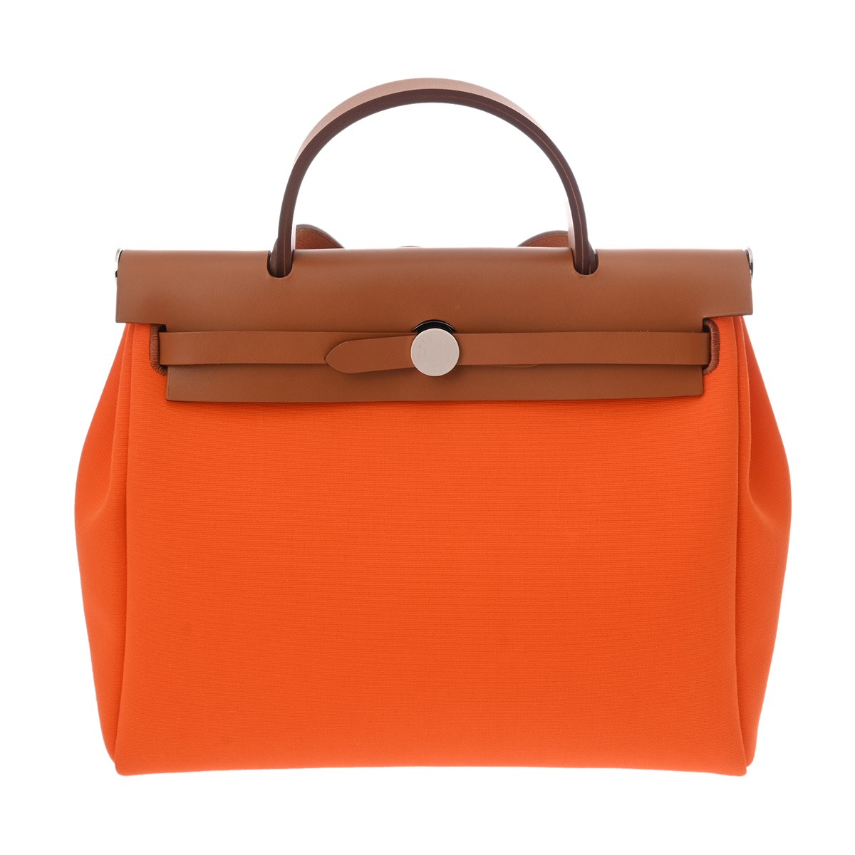 エルメス HERMES エールバッグ ジップ PM 2WAYショルダー オレンジ/ゴールド トワルオフィシエ/ヴァッシュハンター レディース ハンドバッグ エルメス バッグ バック ブランド 【ローン48回払い無金利】【中古】