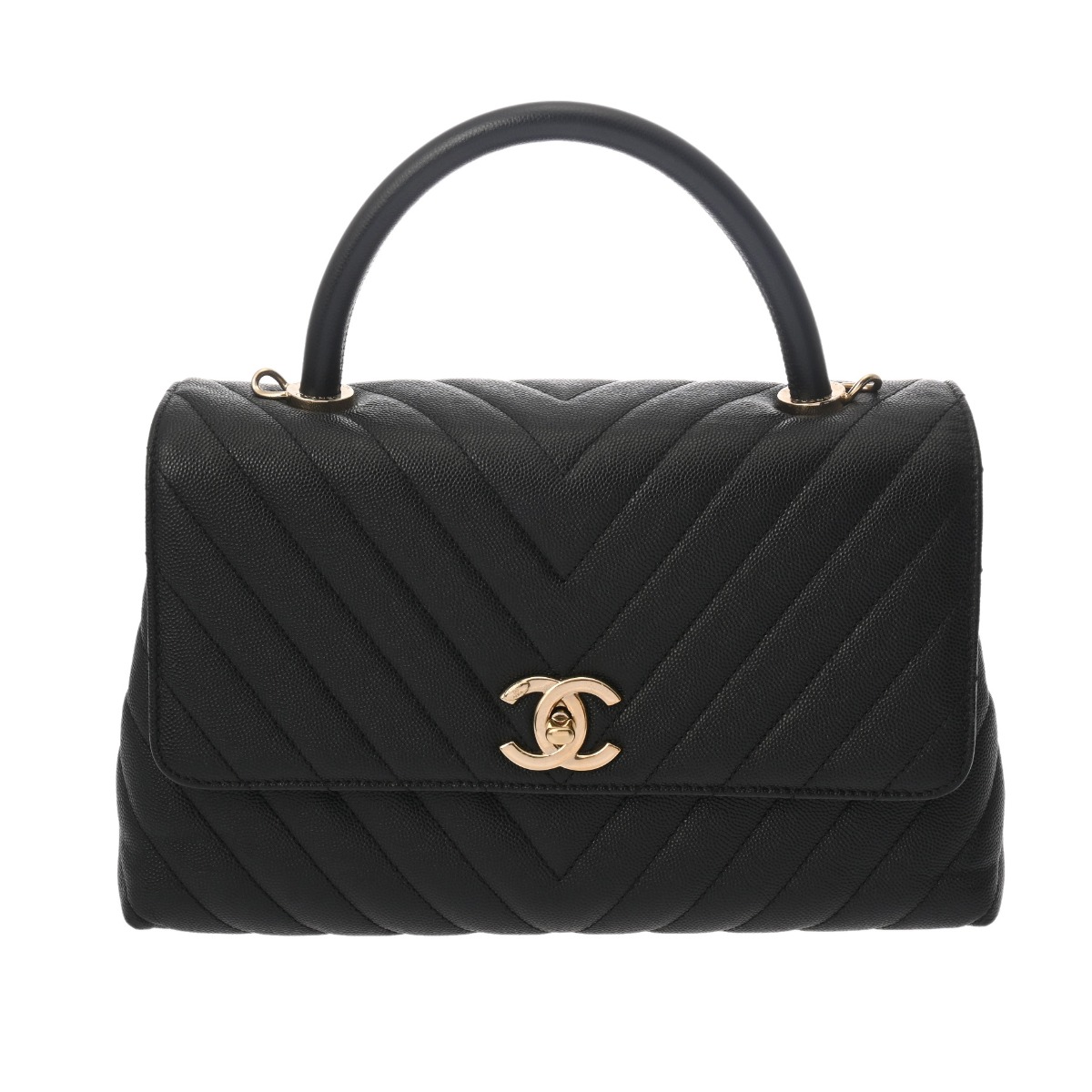 CHANEL シャネル ハンドバッグ　ブラック 楽天市場】シャネル CHANEL ココハンドルXS オールブラック