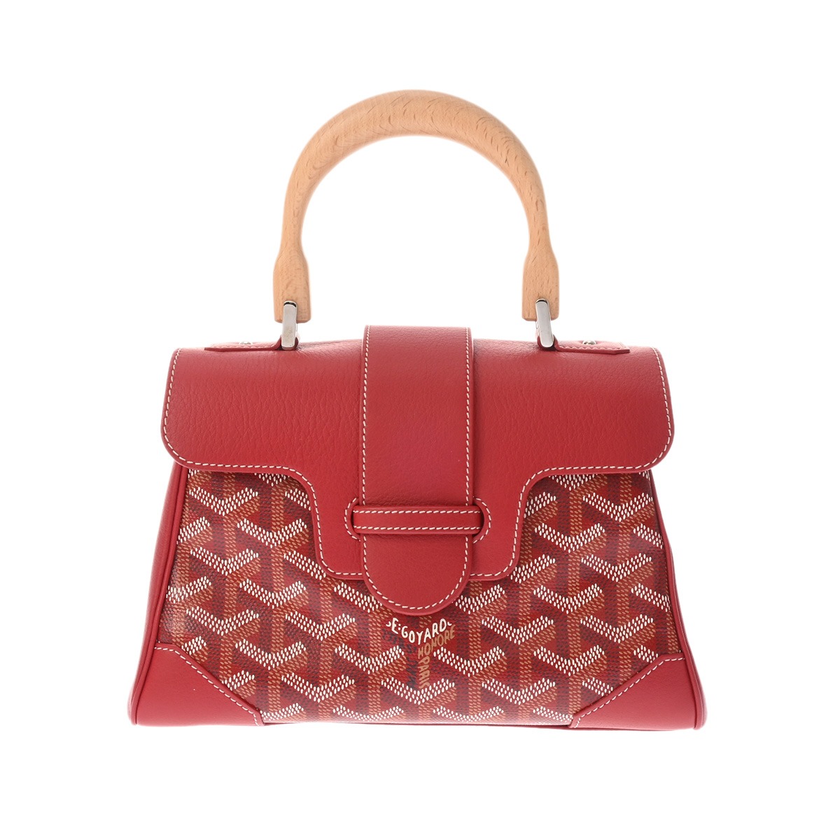 ゴヤール GOYARD ヘリンボーン サイゴン ミニ レッド SAIGONMINTY02CL02P ゴヤールディンキャンバス/シュヴロッシュカーフ ユニセックス 2WAYバッグ ゴヤール 2WAYバッグ バック ブランド 【ローン48回払い無金利】【中古】 226,900円