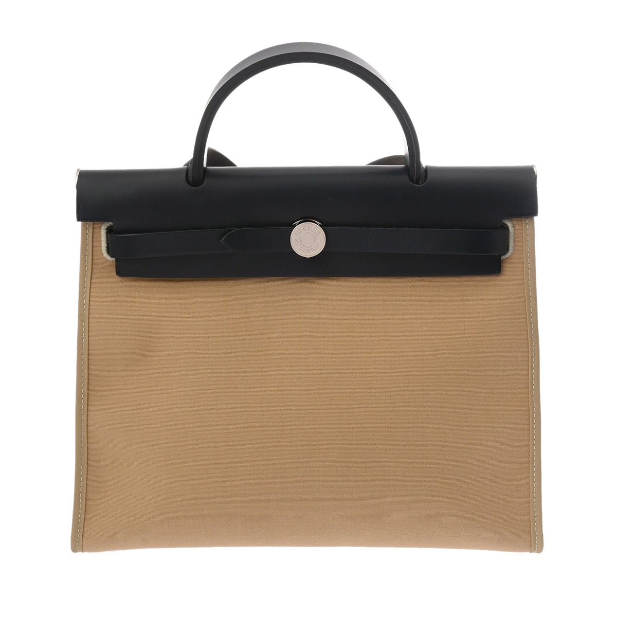 エルメス HERMES エールバッグ ジップ PM トレンチ/ブルーインディゴ トワルミリタリー/ヴァッシュハンター レディース ハンドバッグ エルメス バッグ バック ブランド 【ローン48回払い無金利】【中古】
