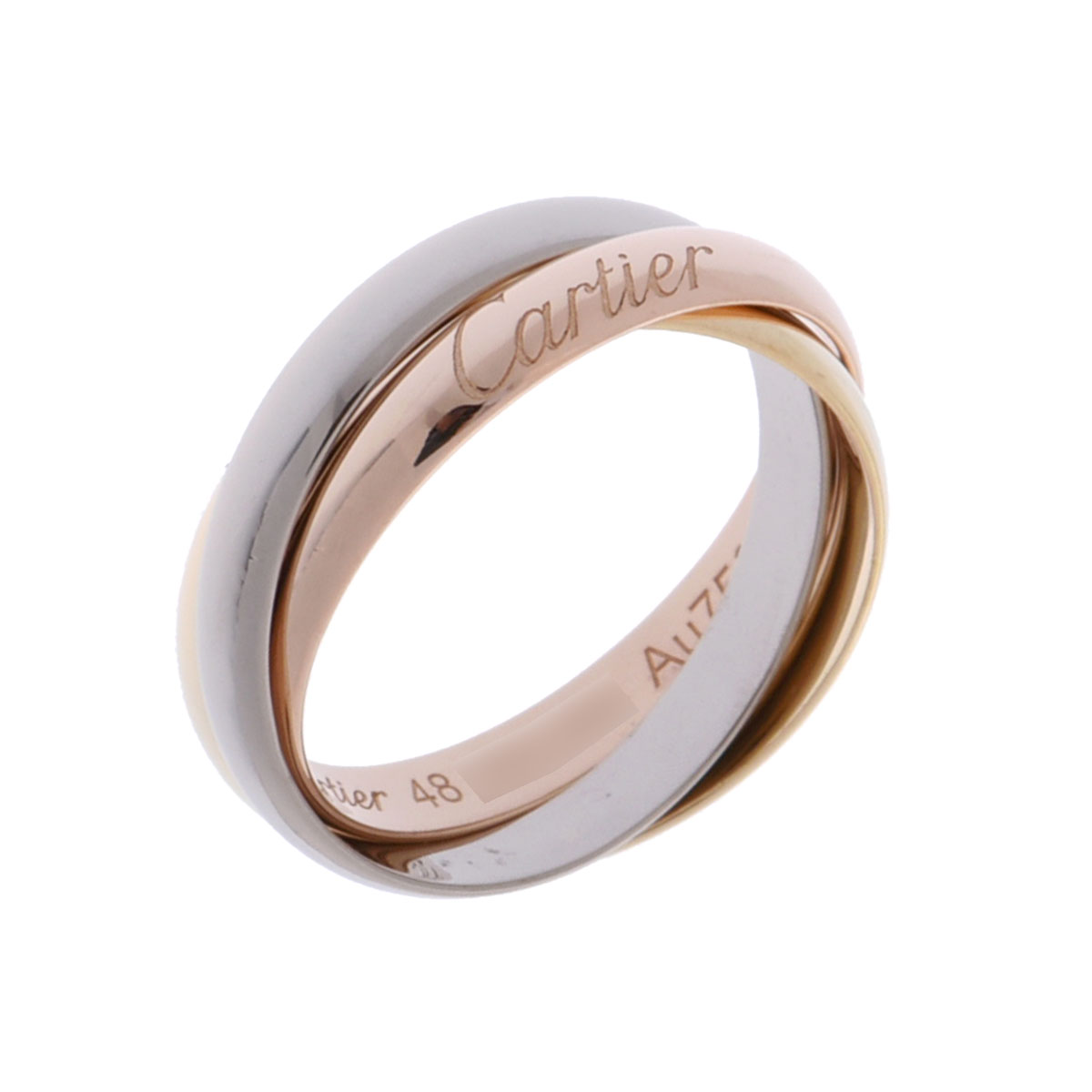 楽天市場】CARTIER カルティエ トリニティリング SM サイズ#50(約10.5