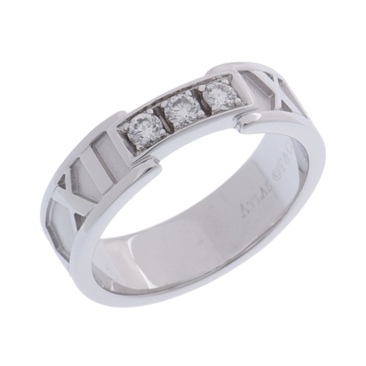 ティファニー アトラスリング 8号強 925 レディース＋まとめて取引の差分 TIFFANY&Co. 8号 ティファニー リング・指輪 アトラス 2006年