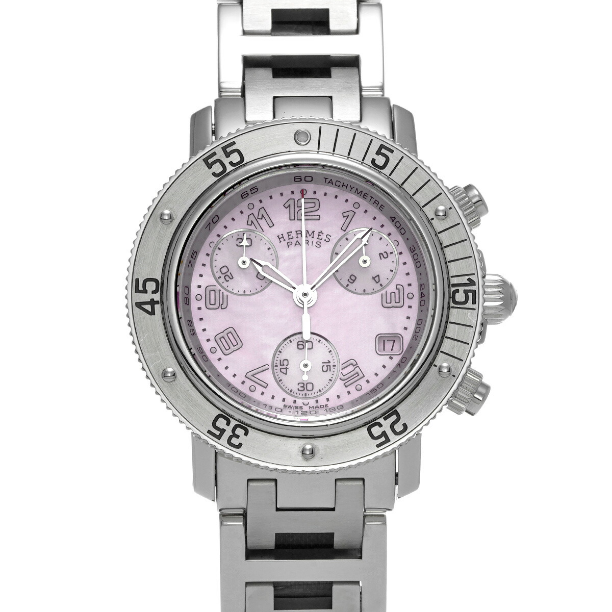 楽天市場】エルメス HERMES クリッパー ダイバー CL5.210 ホワイト文字