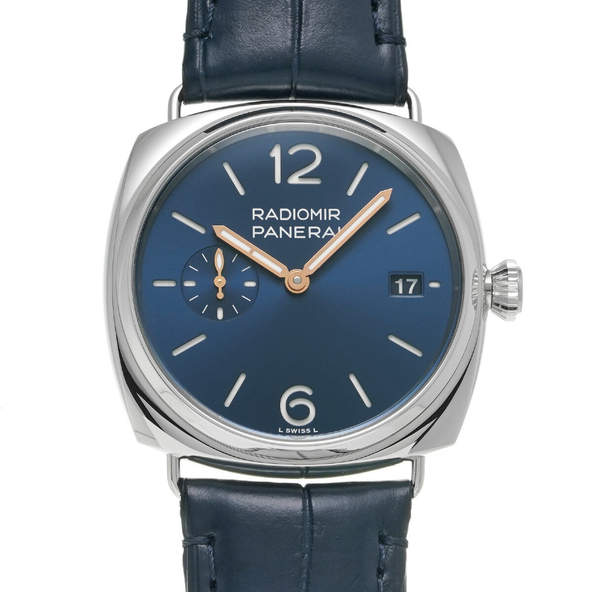 パネライ PANERAI ラジオミール クアランタ PAM01293 Y番(2022年頃製造) ブルー メンズ 腕時計 パネライ 時計 高級腕時計 ブランド 【ローン48回払い無金利】【中古】