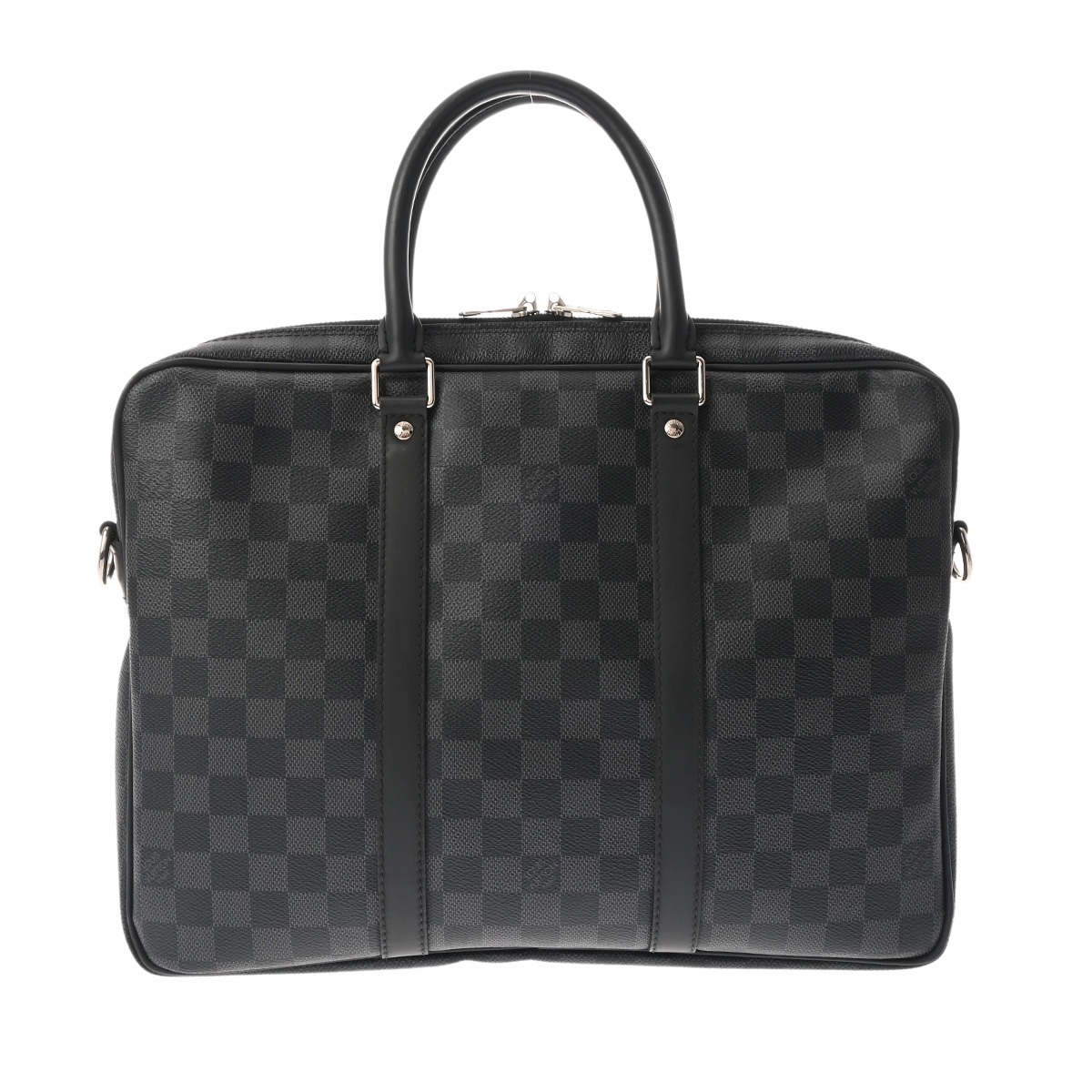 ルイ ヴィトン LOUIS VUITTON ダミエ グラフィット PDV ブラック/グレー N41478 ダミエキャンバス メンズ ビジネスバッグ ヴィトンバッグ バック ブランド 【ローン48回払い無金利】【中古】