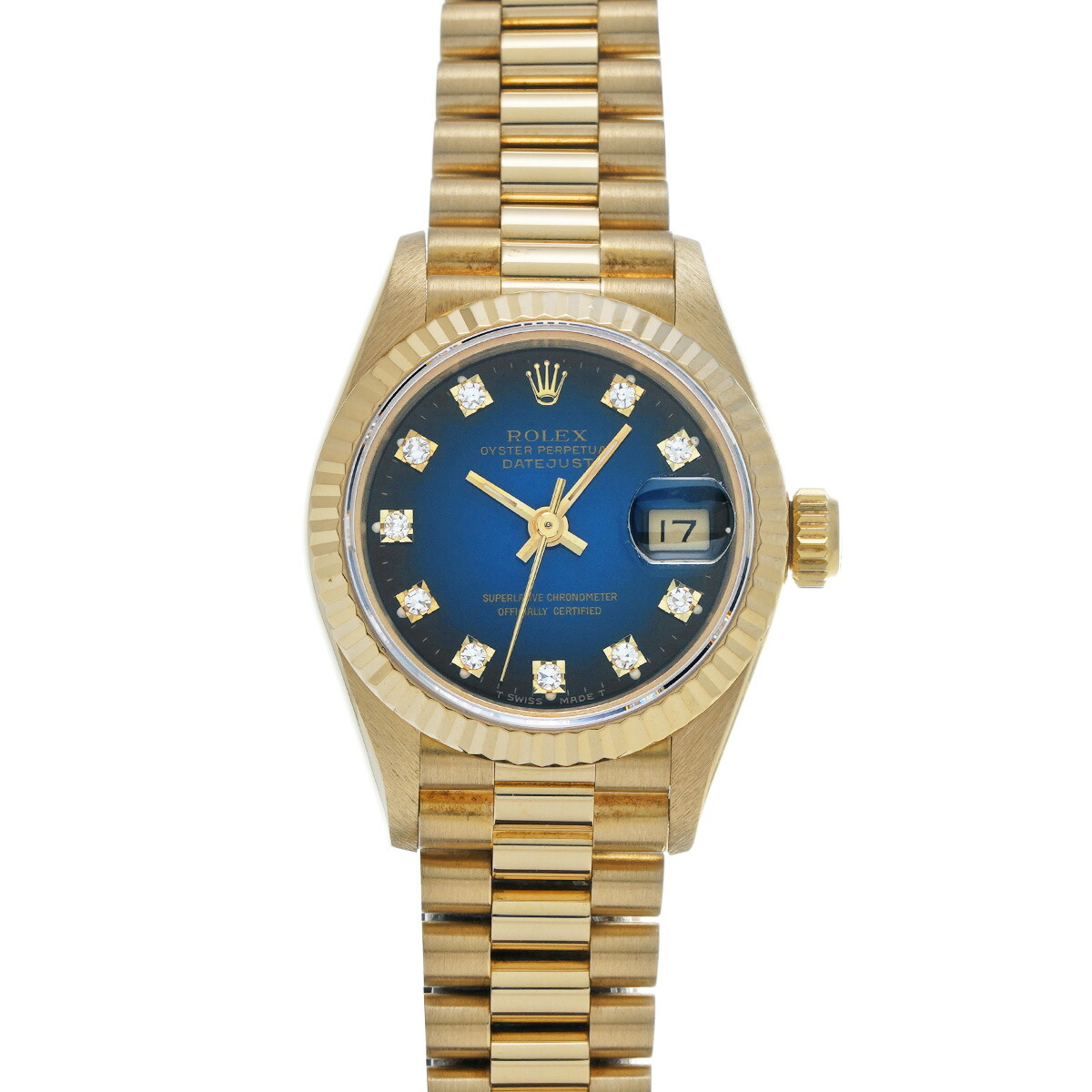 ROLEXロレックス デイトジャスト 69173Gダイヤ10P自動巻 S番 楽天市場】ROLEX ロレックス デイトジャスト 10Pダイヤ 69173G