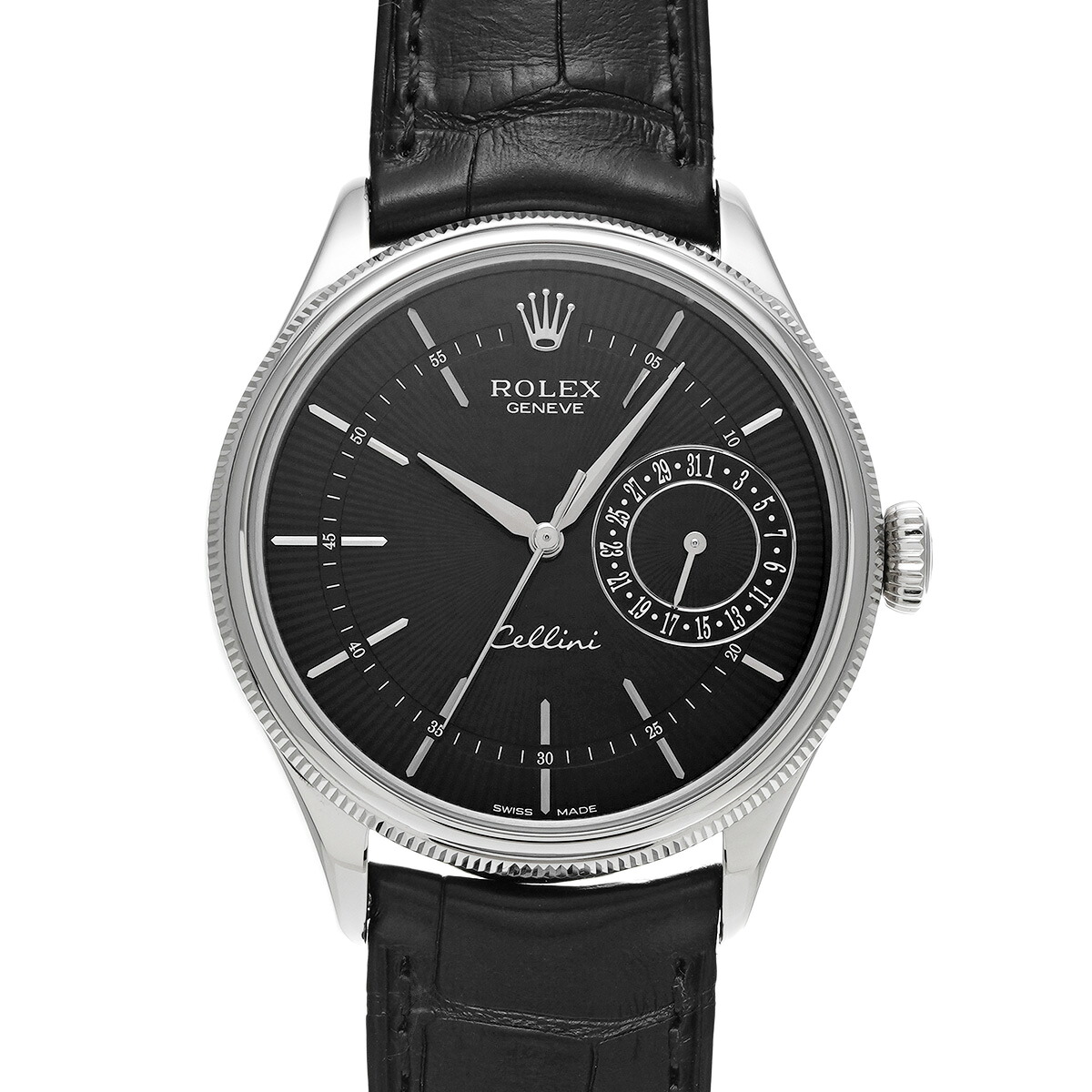 ロレックス ROLEX チェリーニ デイト 50519 ランダムシリアル ブラック メンズ 腕時計 ロレックス 時計 高級腕時計 ブランド 【ローン48回払い無金利】【中古】