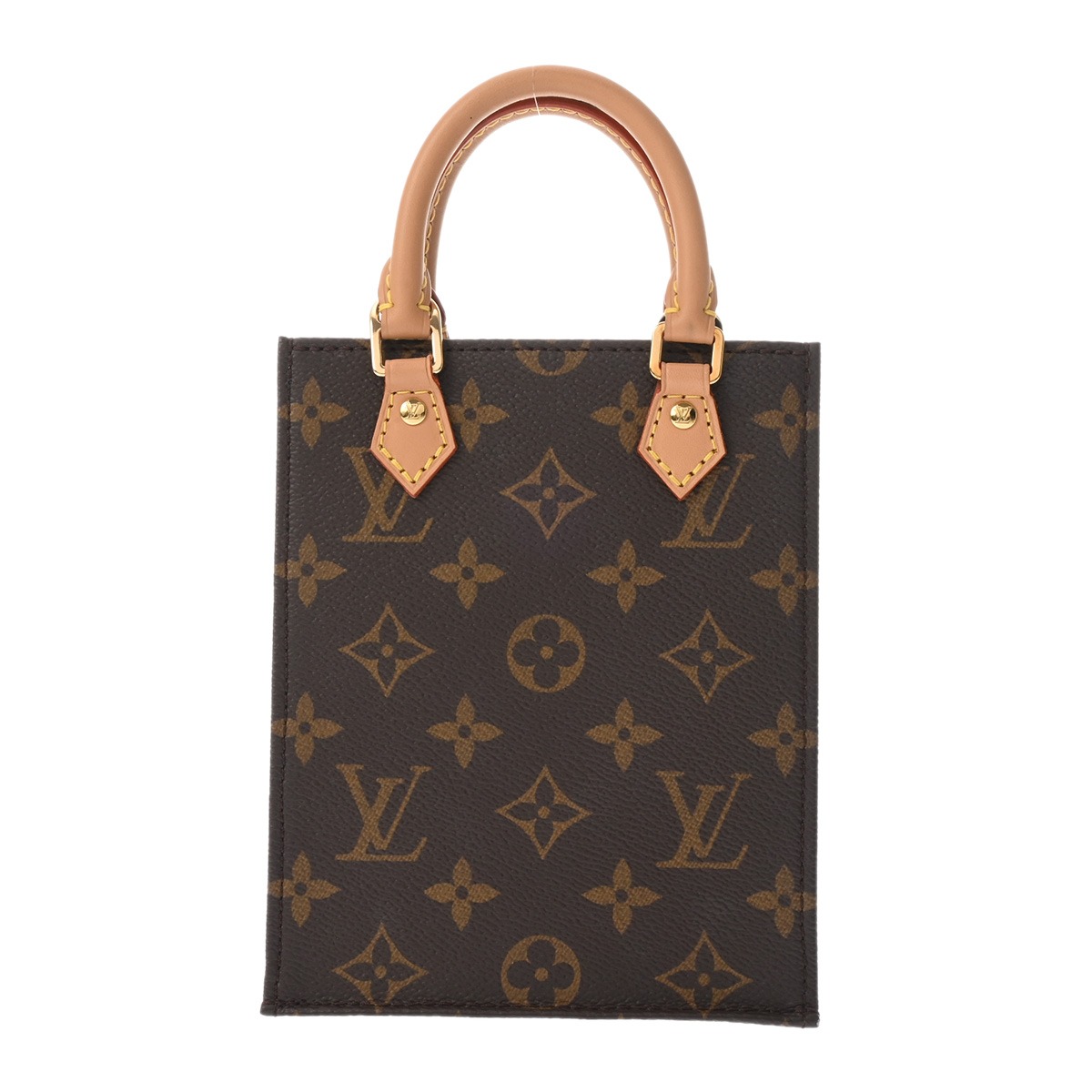 ルイ ヴィトン LOUIS VUITTON モノグラム プティット サックプラ 2WAY ブラウン M81295 モノグラムキャンバス レディース ハンドバッグ ヴィトンバッグ バック ブランド 【ローン48回払い無金利】【中古】