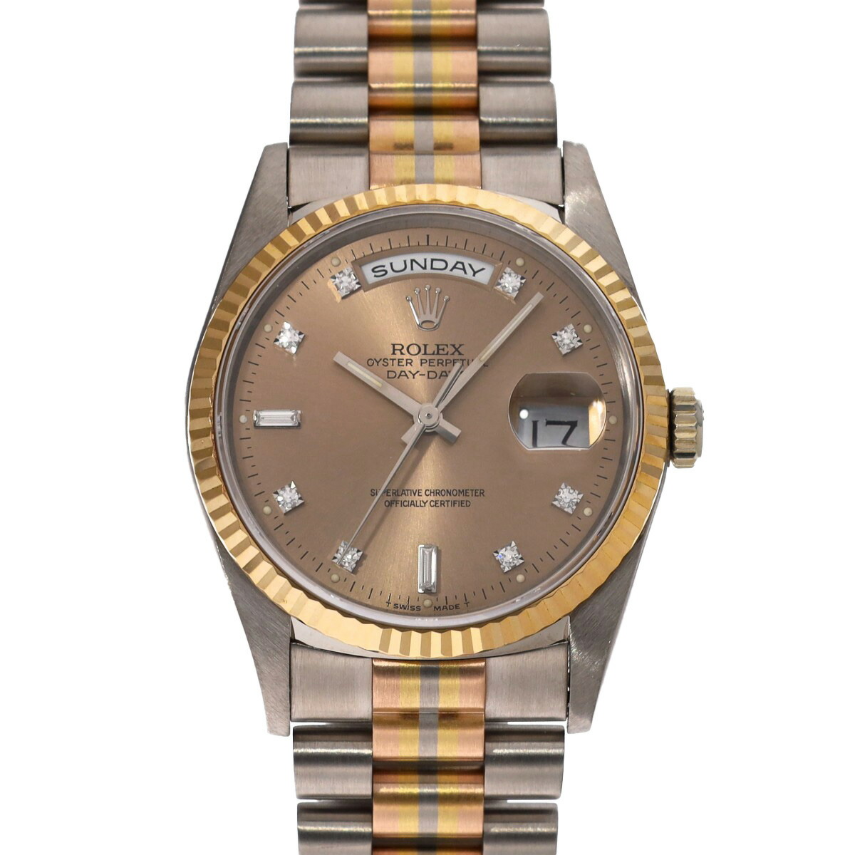 ROLEX 自動巻き 腕時計 ブラウン 楽天市場】ブラウン（ブランドロレックス）（メンズ腕時計