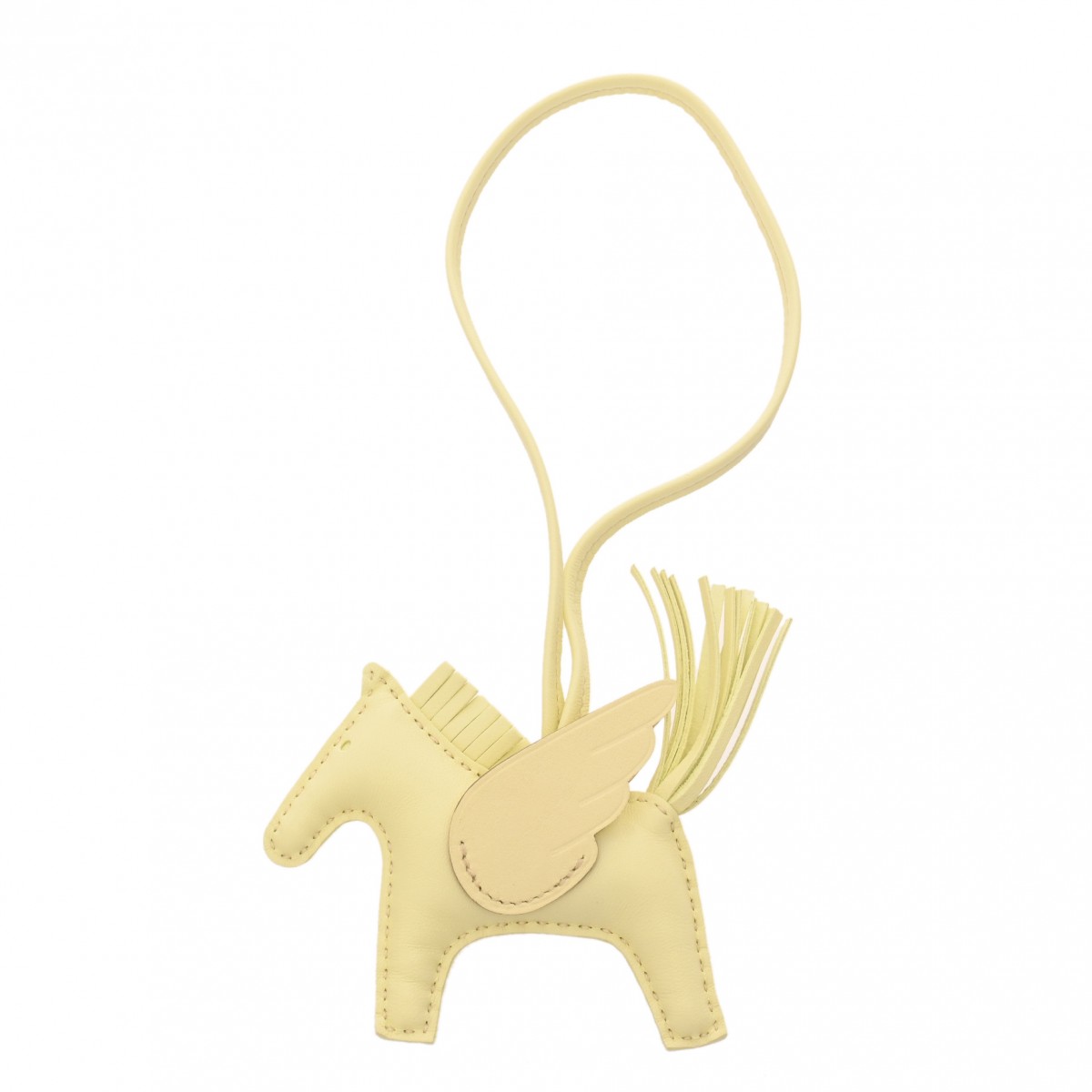 楽天市場】エルメス バッグチャーム ロデオPM ペガサス ジョーヌ