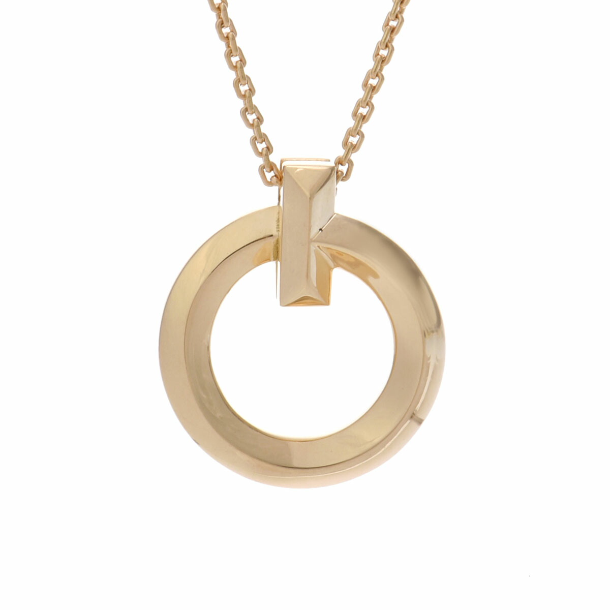 楽天市場】ティファニー TIFFANY＆CO Tワンナローサークルネックレス