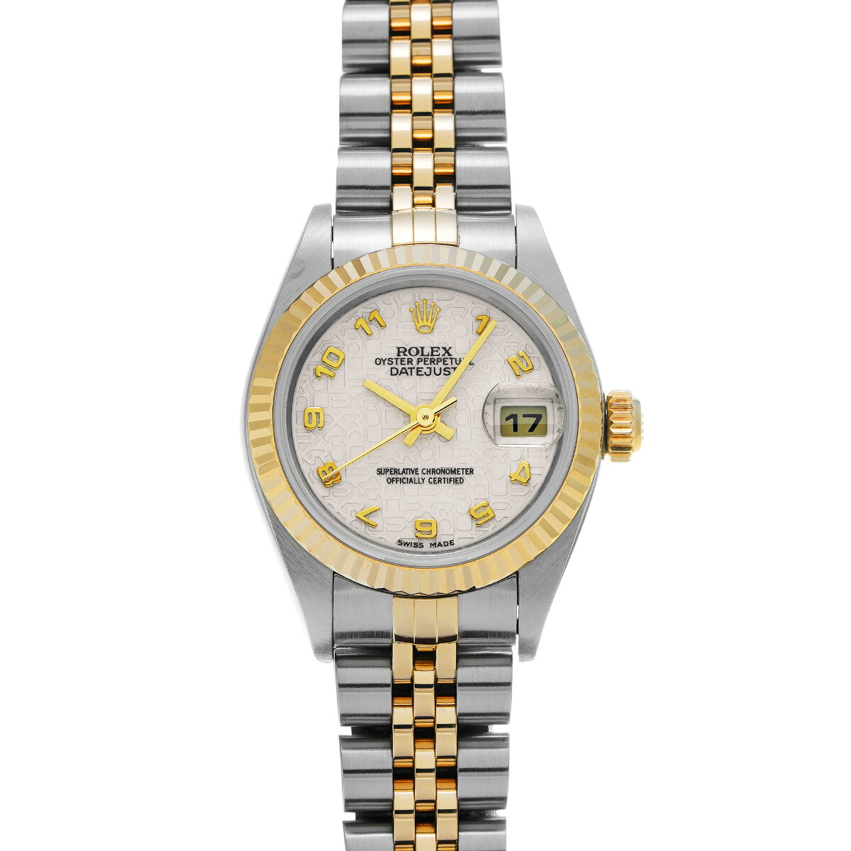 ロレックス ROLEX デイトジャスト 79173 P番(2000年頃製造) アイボリーコンピュータ レディース 腕時計 ロレックス 時計 高級腕時計 ブランド 【ローン48回払い無金利】【中古】