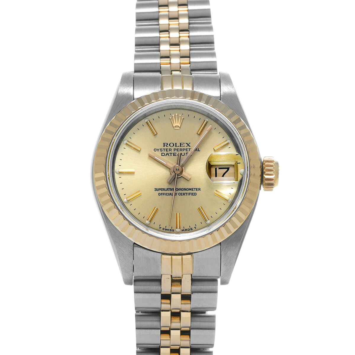 ROLEX ロレックスデイトジャスト10Pダイヤ69173 ROLEX ロレックス 69173G デイトジャスト 10P ダイヤモンド