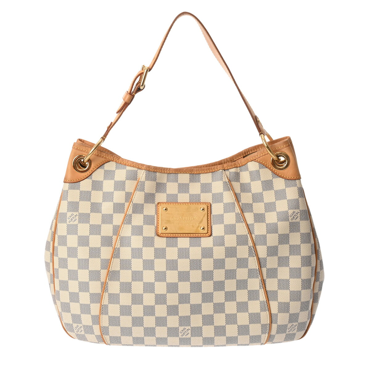 ルイ ヴィトン LOUIS VUITTON ダミエアズール ガリエラ PM ホワイト N55215 ダミエキャンバス レディース ショルダーバッグ ヴィトンバッグ バック ブランド 【ローン48回払い無金利】【中古】