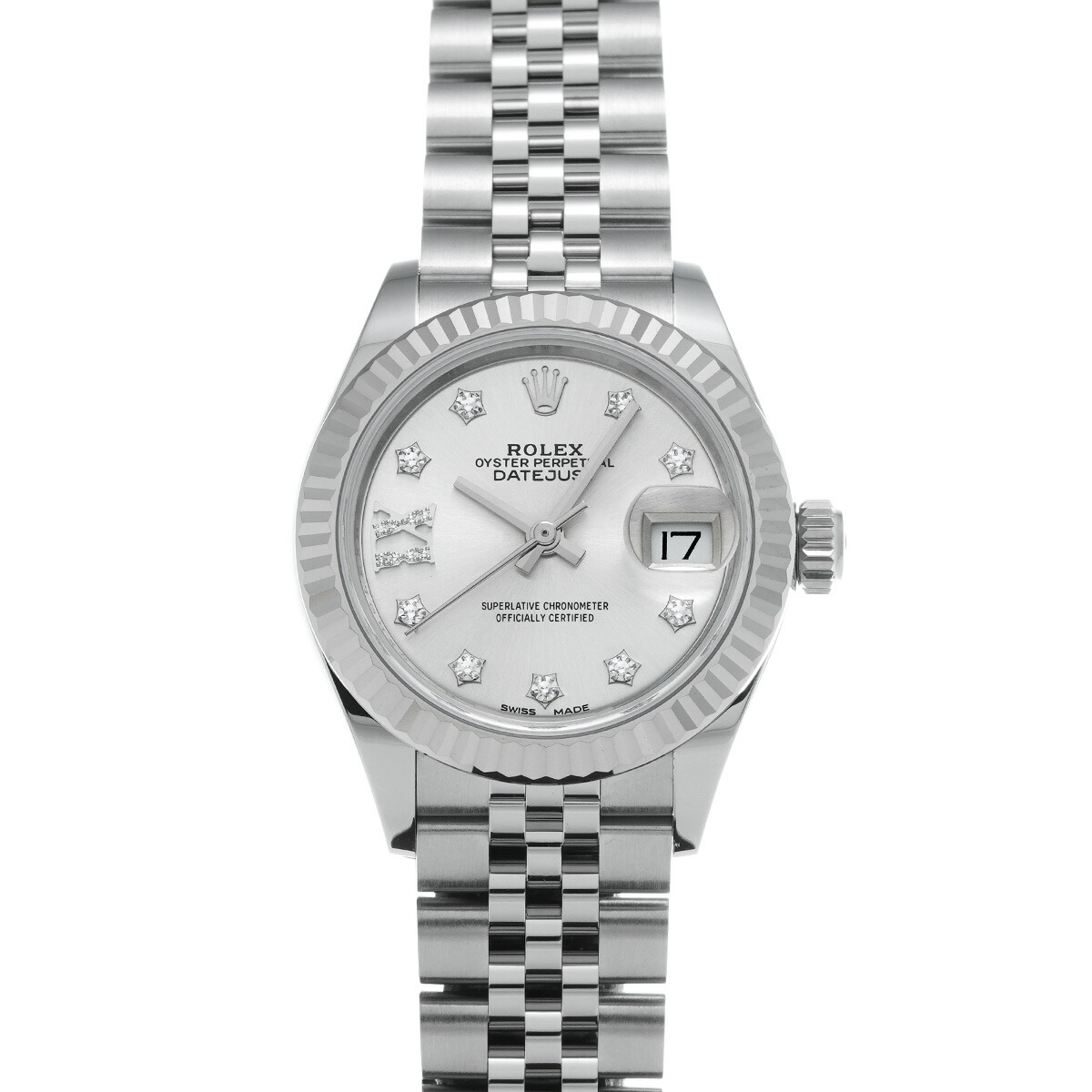 ロレックス ROLEX レディ デイトジャスト 28 279174G ランダムシリアル シルバー/ダイヤモンド レディース 腕時計 ロレックス 時計 高級腕時計 ブランド 【ローン48回払い無金利】【中古】