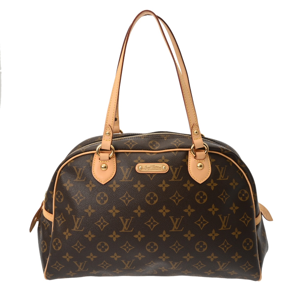 ルイ ヴィトン LOUIS VUITTON モノグラム モントルグイユ GM ブラウン M95566 モノグラムキャンバス レディース ハンドバッグ ヴィトンバッグ バック ブランド 【ローン48回払い無金利】【中古】