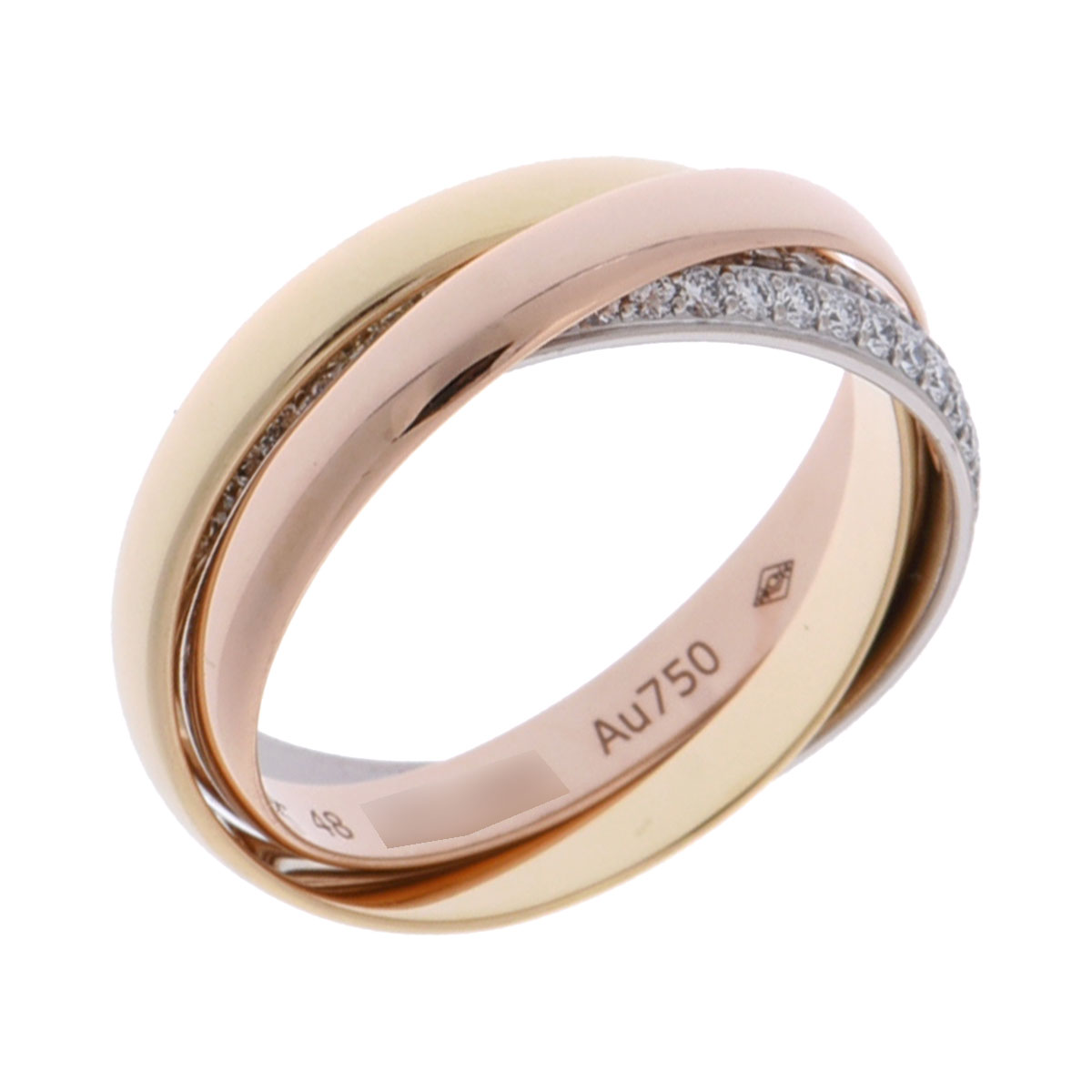 楽天市場】カルティエ Cartier ニジェリア パヴェ ダイヤモンド リング