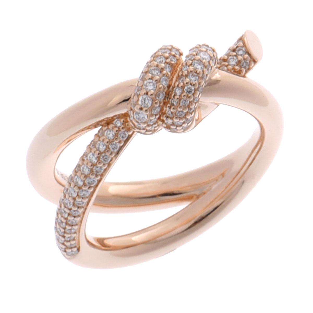 楽天市場】(新品仕上げ済）ティファニー TIFFANY ノット ダブル ロウ