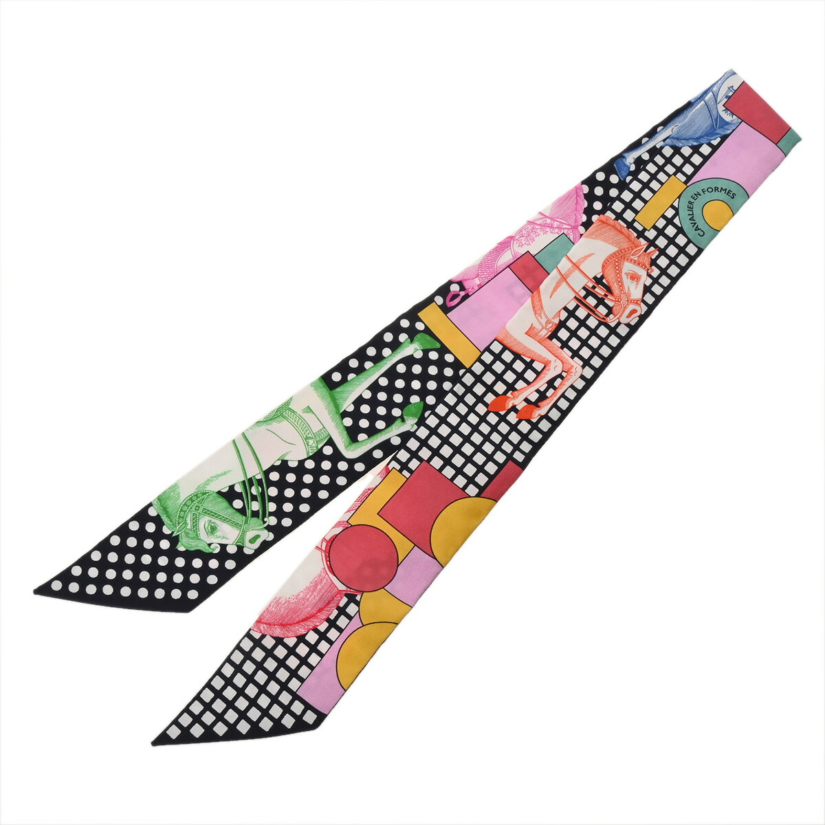 楽天市場】エルメス HERMES ツイリー MILLE ET UN LAPINS イエロー