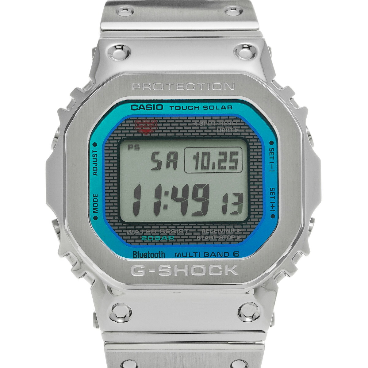 カシオ CASIO G-SHOCK GMW-B5000シリーズ GMW-B5000PC-1JF ブラック/レインボー メンズ 腕時計 カシオ 時計 高級腕時計 ブランド 【ローン48回払い無金利】【中古】