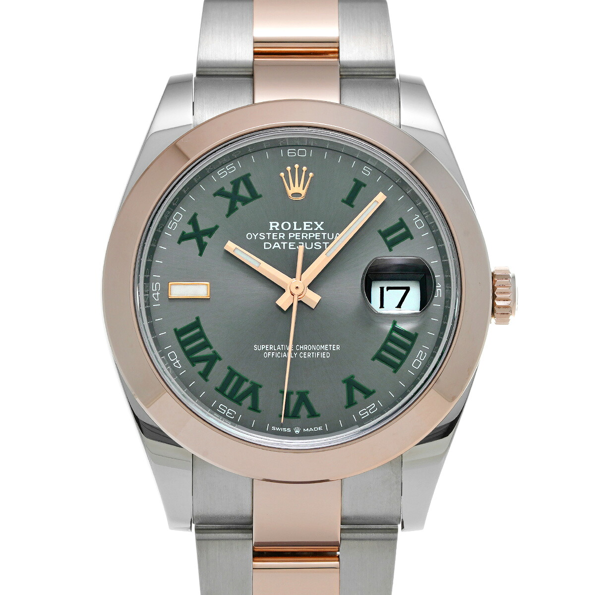 ロレックス ROLEX デイトジャスト 41 126301 ランダムシリアル スレート メンズ 腕時計 ロレックス 時計 高級腕時計 ブランド 【ローン48回払い無金利】【中古】