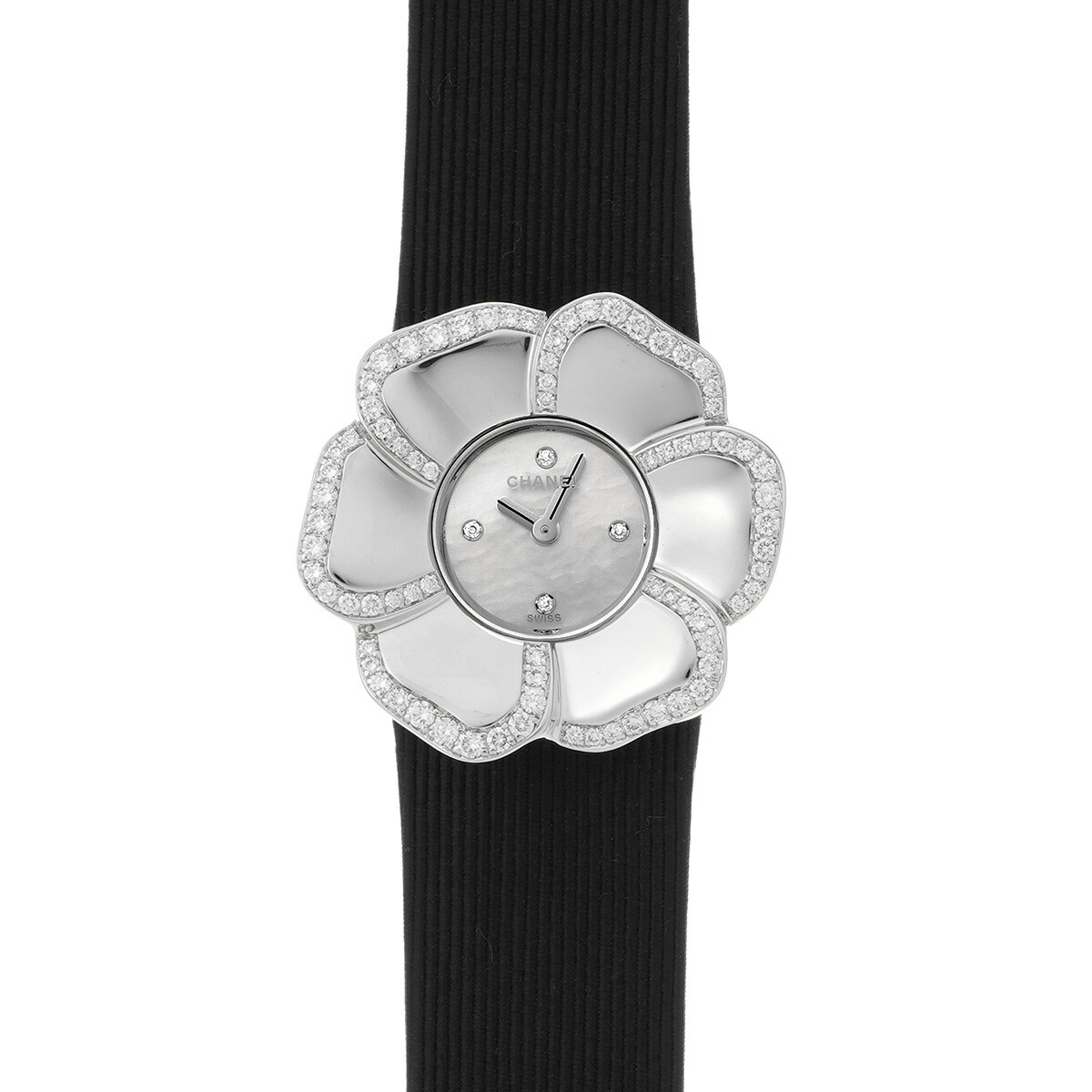 楽天市場】【中古】 シャネル CHANEL カメリア H1186 ホワイトシェル