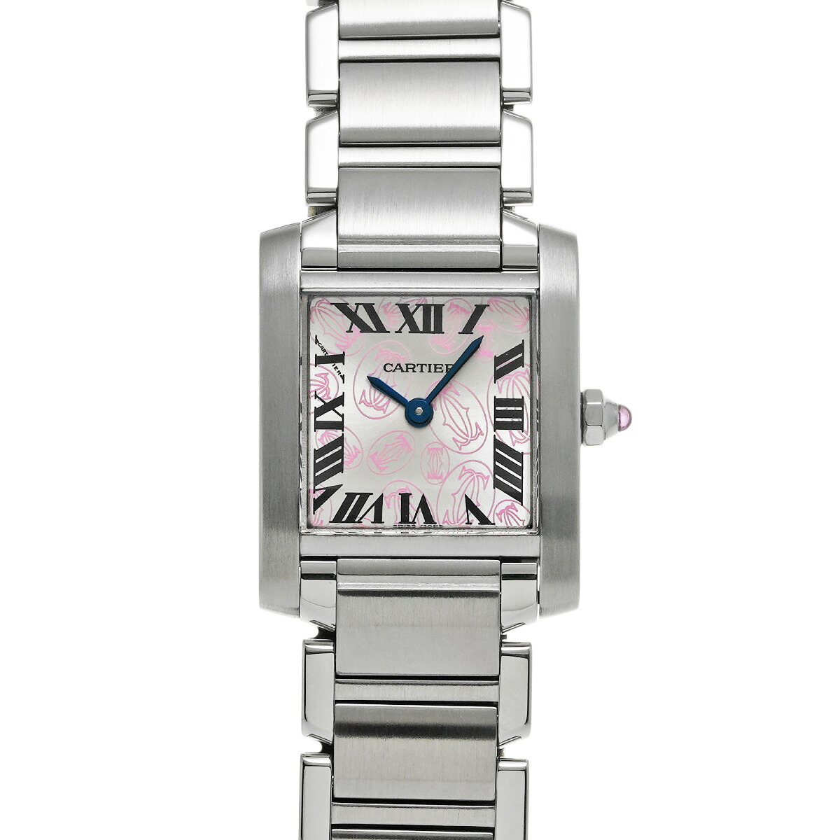 カルティエ CARTIER タンク フランセーズ SM W51031Q3 シルバー レディース 腕時計 カルティエ 時計 高級腕時計 ブランド 【ローン48回払い無金利】【中古】