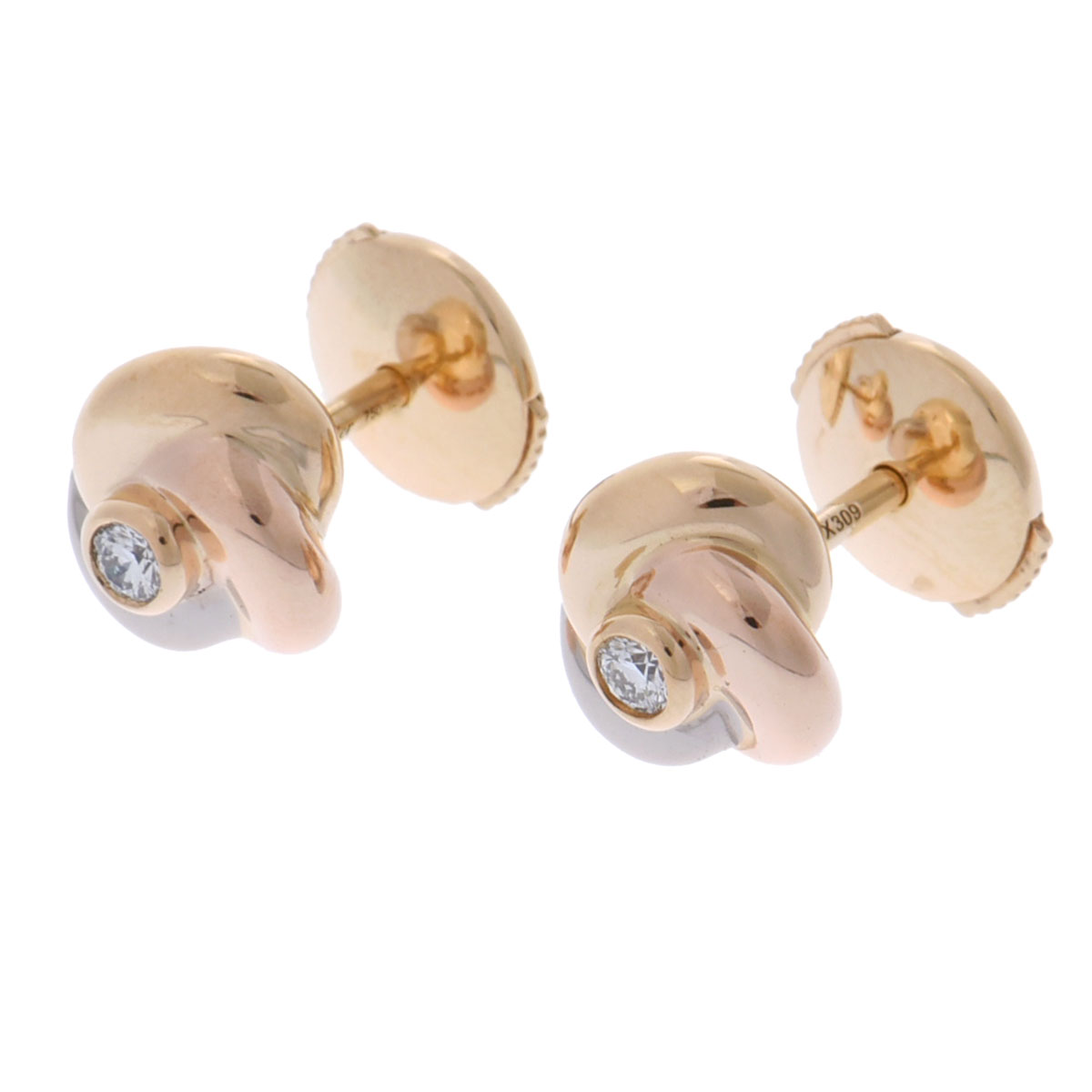 楽天市場】カルティエ Cartier ピアス トーチュ 亀モチーフ K18PG