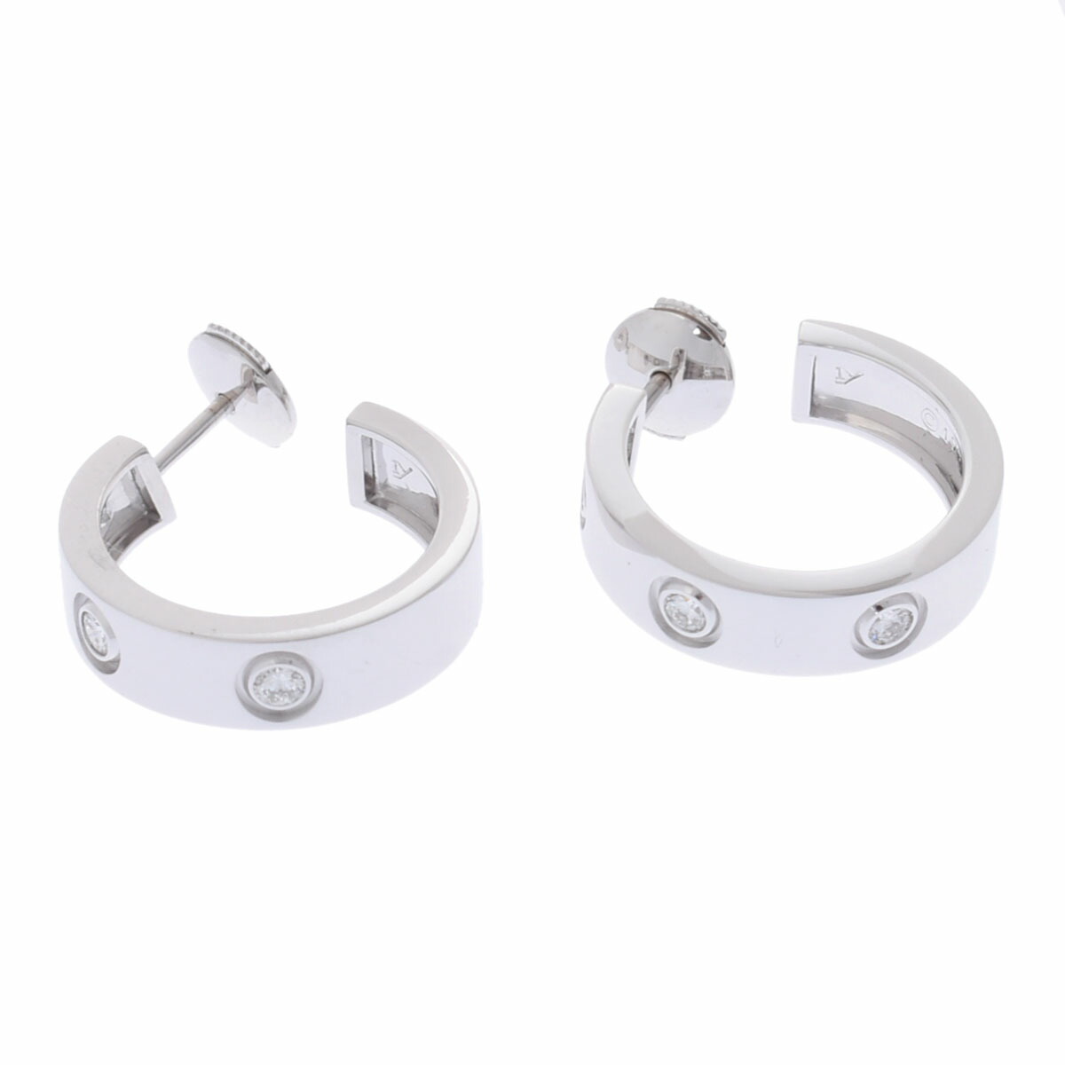 楽天市場】カルティエ Cartier ピアス ラブ シングル B8301421