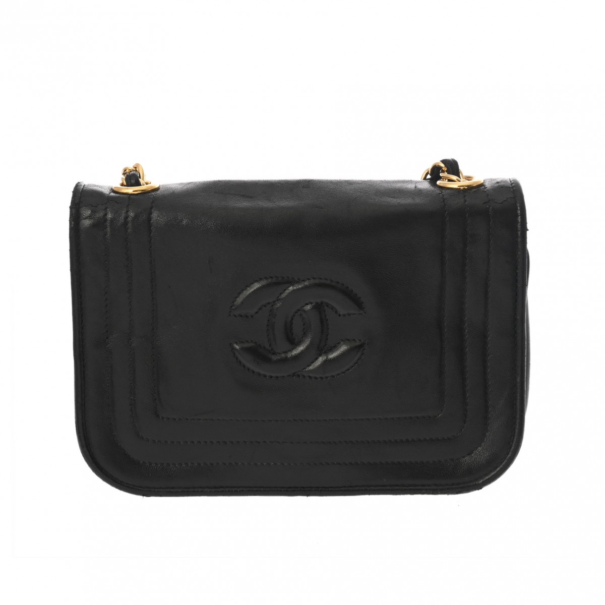 シャネル CHANEL マトラッセ ミニ フラップバッグ チェーンショルダー ブラック AS3205 ラムスキン レディース ショルダーバッグ chanel シャネル バッグ バック ブランド 【ローン48回払い無金利】【中古】