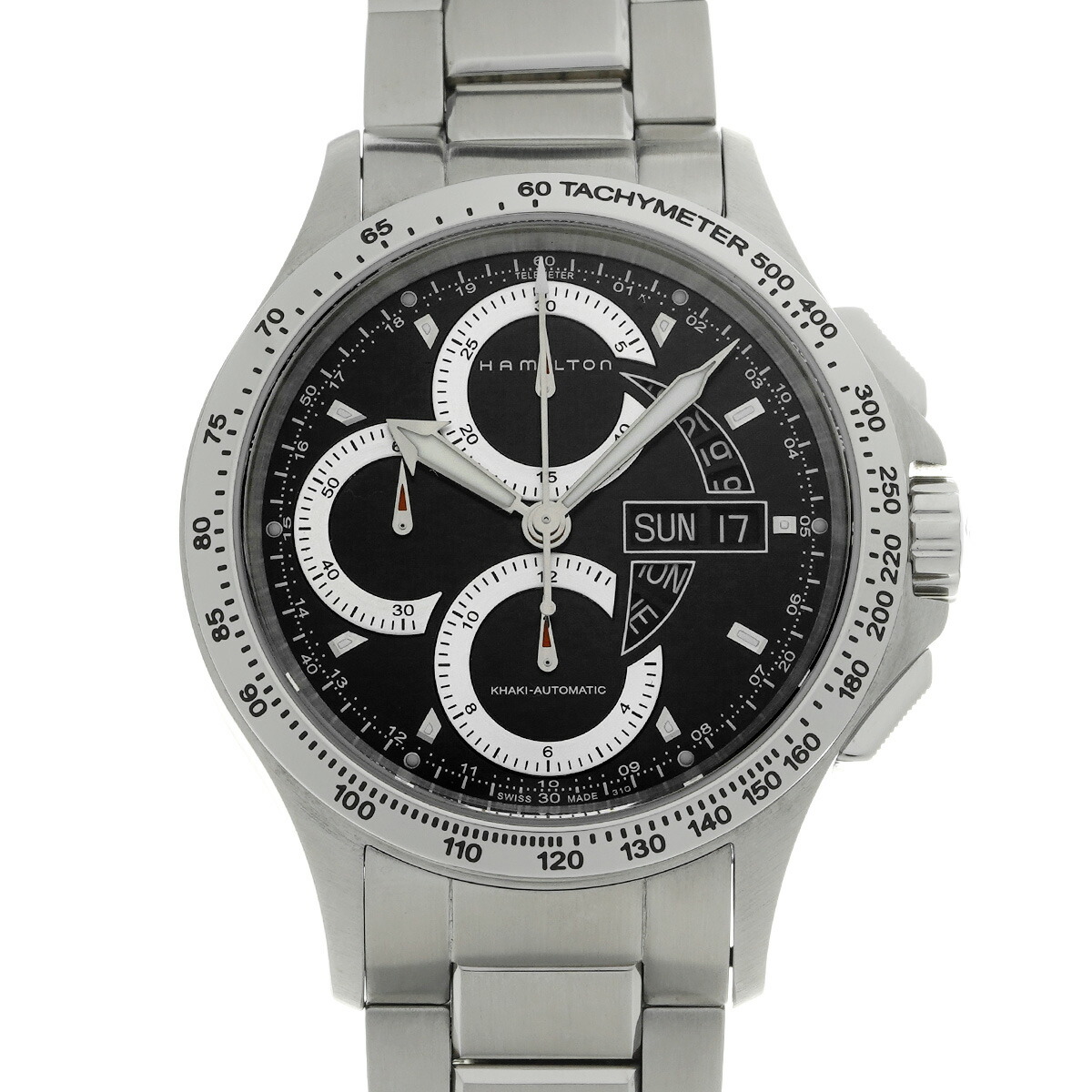 楽天市場】☆美品【HAMILTON】ハミルトン カーキ キング デイデイト