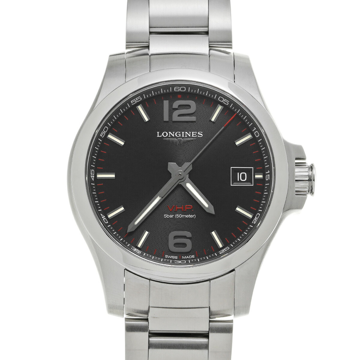 楽天市場】電池交換済 LONGINES ロンジン コンクエスト VHP