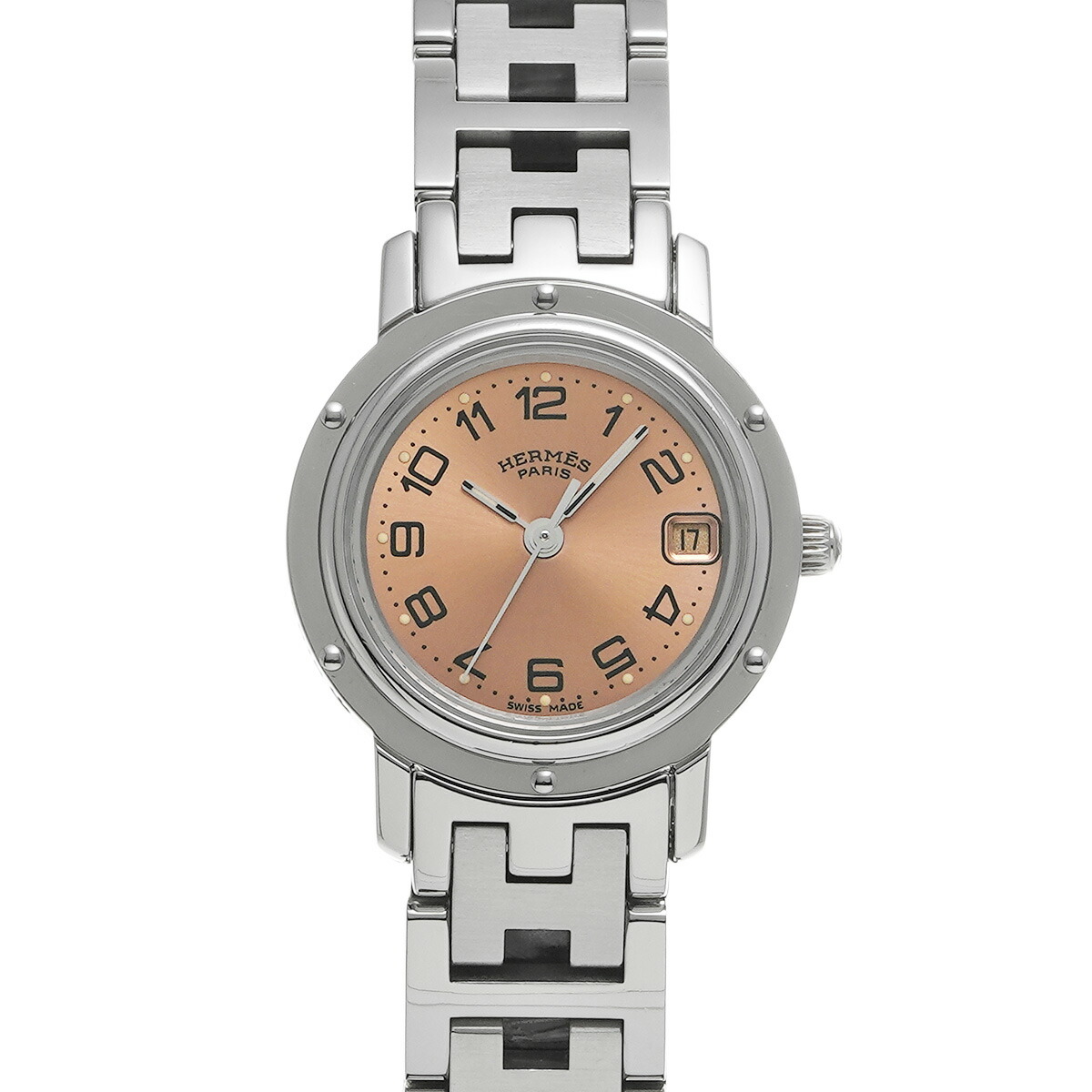楽天市場】【ウォッチ】HERMES エルメス クリッパー ナクレ ピンク