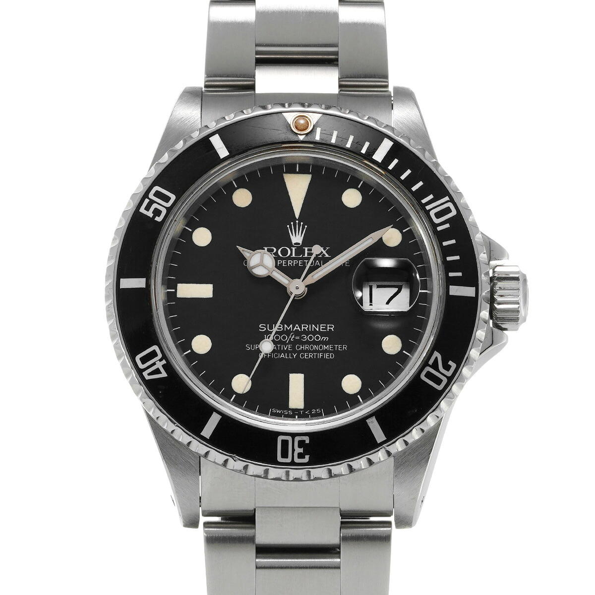 ロレックス ROLEX サブマリーナ デイト 16800 72番(1982年頃製造) ブラック メンズ 腕時計 ロレックス 時計 高級腕時計 ブランド 【ローン48回払い無金利】【中古】