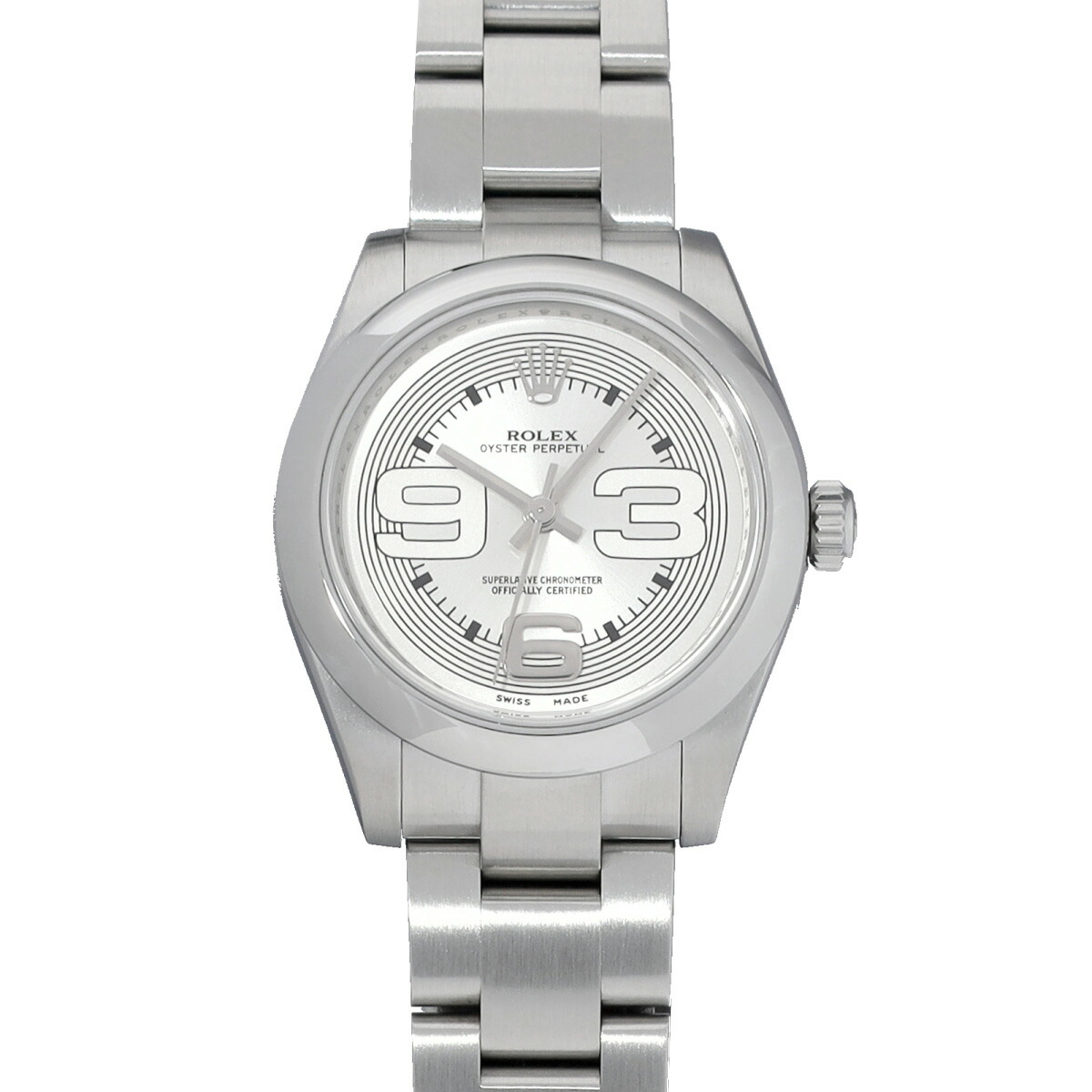 ロレックス ROLEX オイスターパーペチュアル 31 177200 M番(2007年頃製造) シルバー ユニセックス 腕時計 ロレックス 時計 高級腕時計 ブランド 【ローン48回払い無金利】【中古】